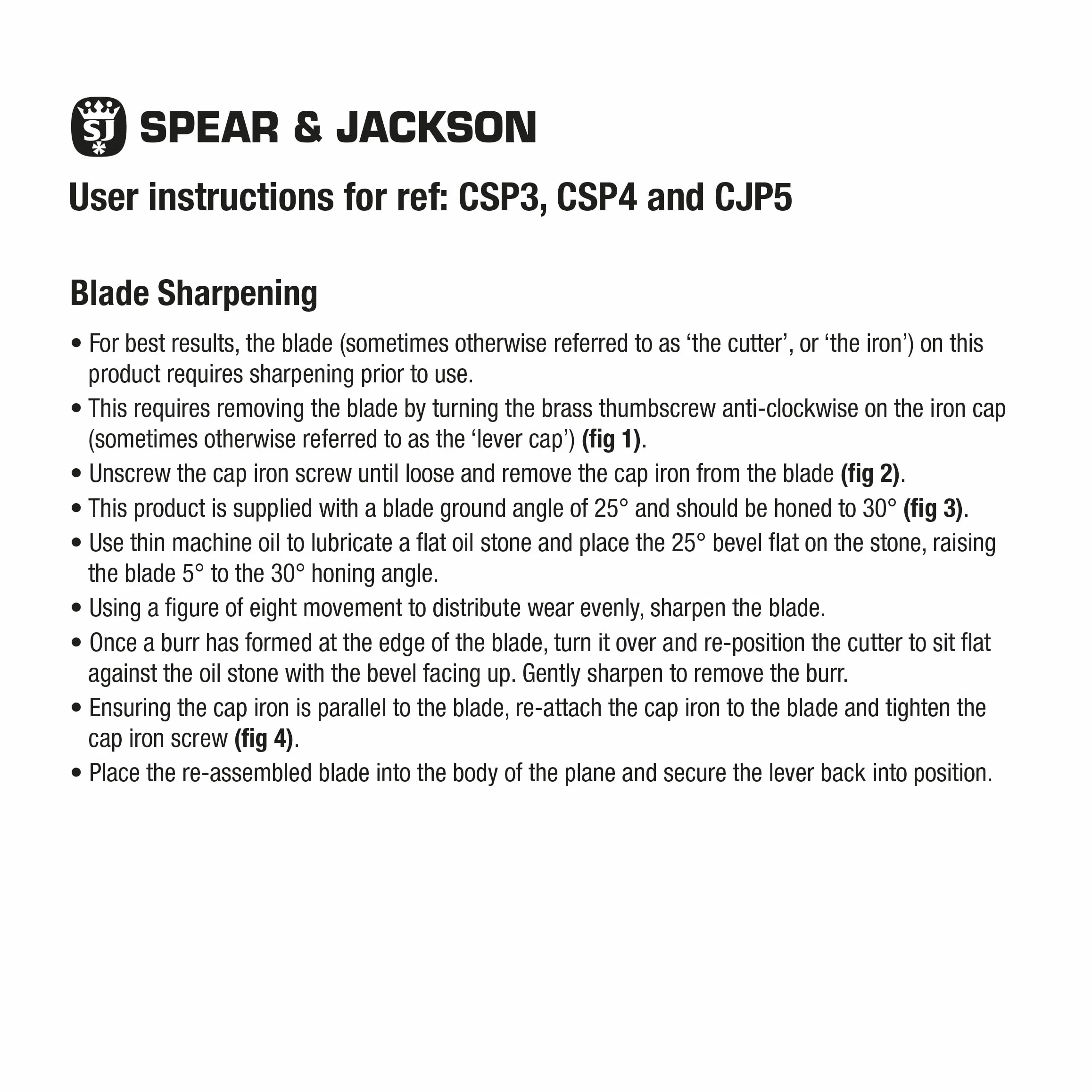 Spear & Jackson CJP5 Carpenters Nr 5 Jack Strug