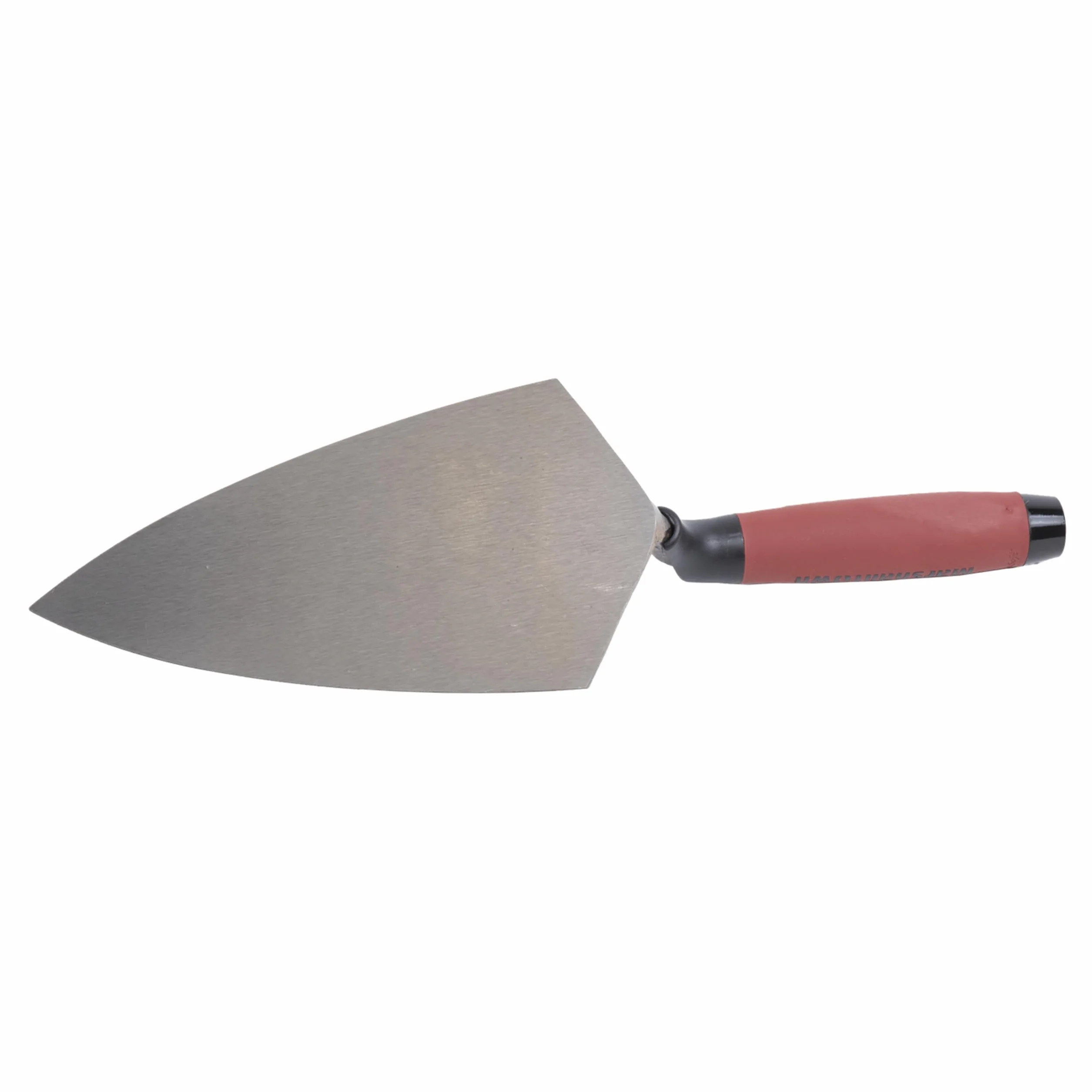 Marshalltown Kielnia, kielnia typu Philadelphia z uchwytem Durasoft, ze zwężoną końcówką i prostą szyjką, wykonana ze stali węglowej, wymiary kielni: 305x152 mm