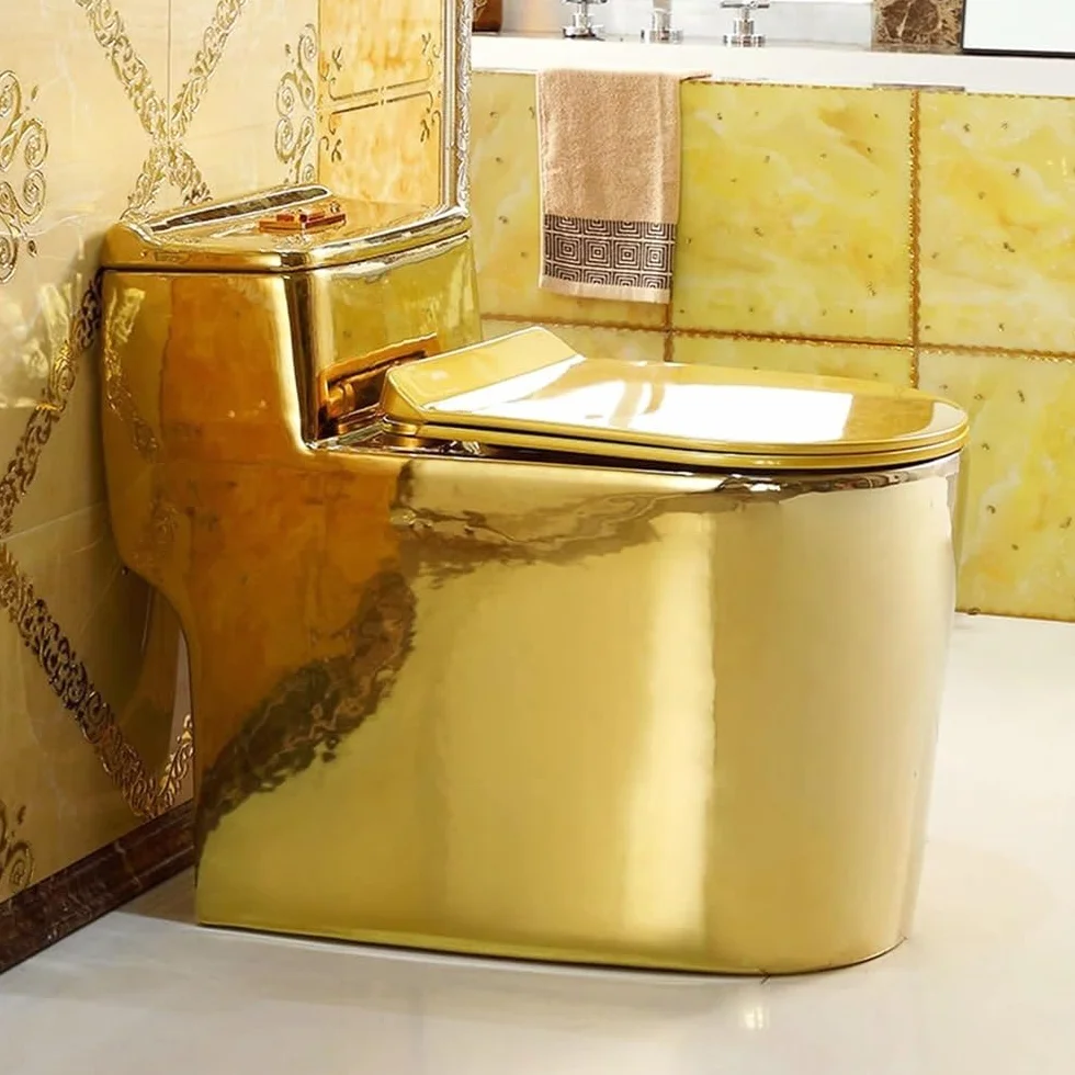 d Jednoczęściowa toaleta do łazienek t Seat Slish muszla klozetowa 305 mm 68 x 61 x 38 cm – aktualizacja łazienki