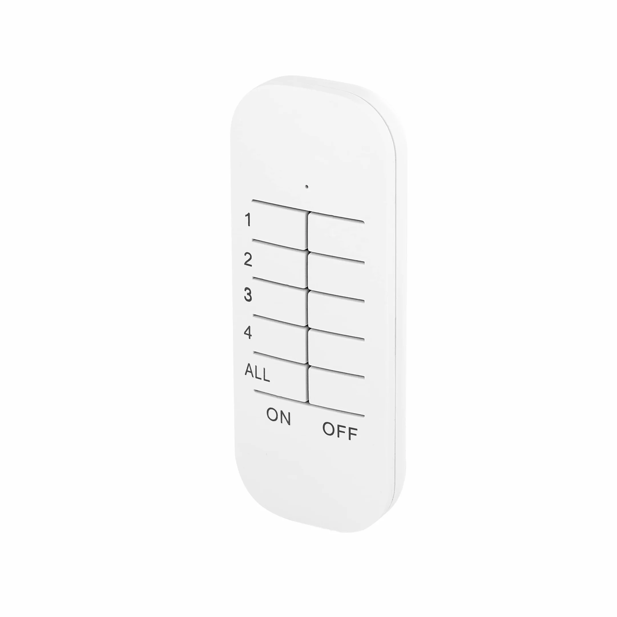Smartwares 4-kanałowy pilot zdalnego sterowania – Plug & Connect – zasięg do 30 m – nadajnik wewnętrzny – SH4-90152, biały