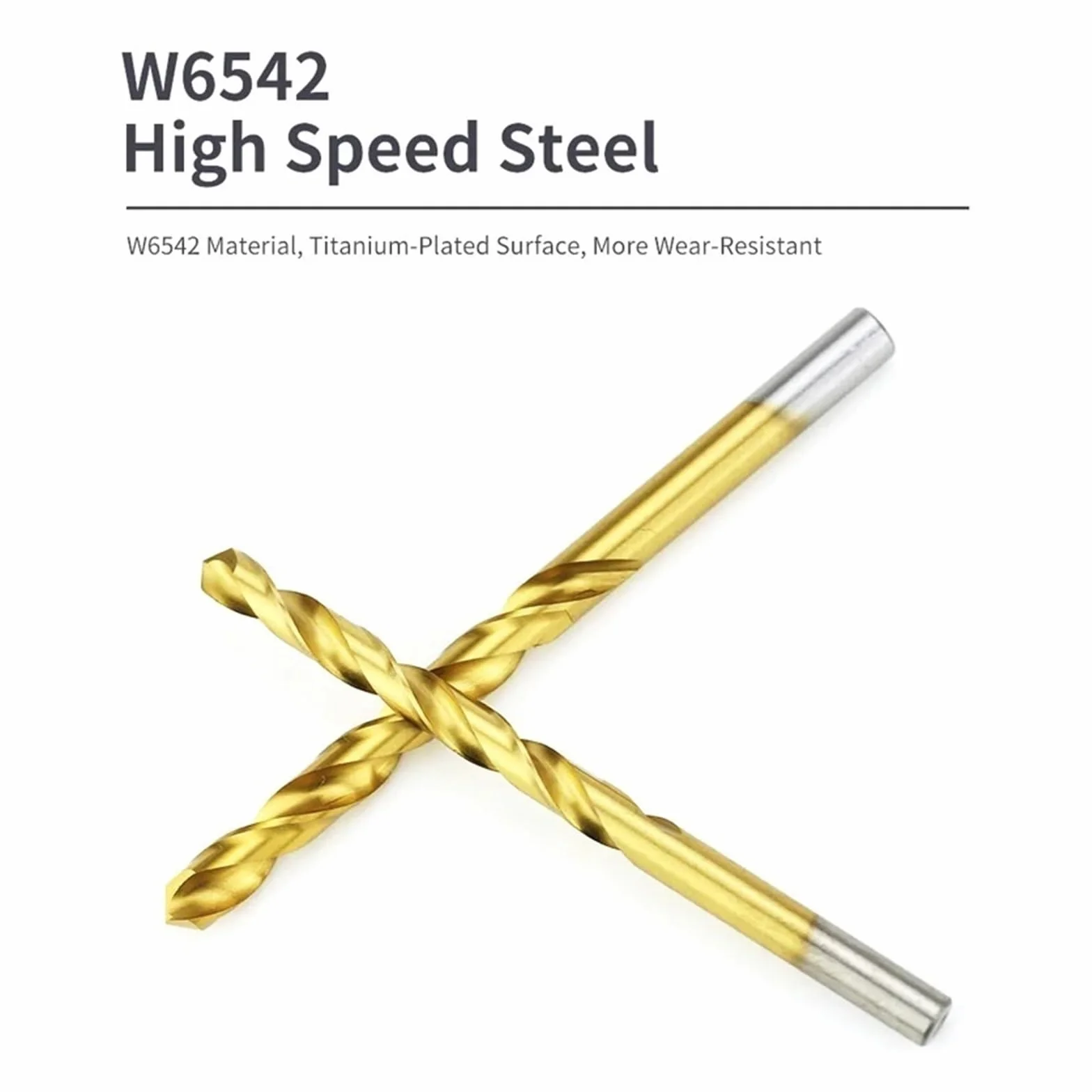 5 szt. Kobaltowe wiertło kręte ze stali szybkotnącej Wiercenie Zestaw narzędzi ze stali nierdzewnej Metal(6.0mm)