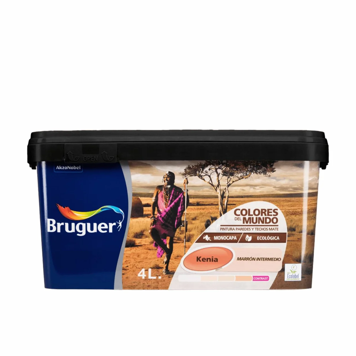 Bruguer m111989 – malarstwo Plastica kolory świata Kenia Stal
