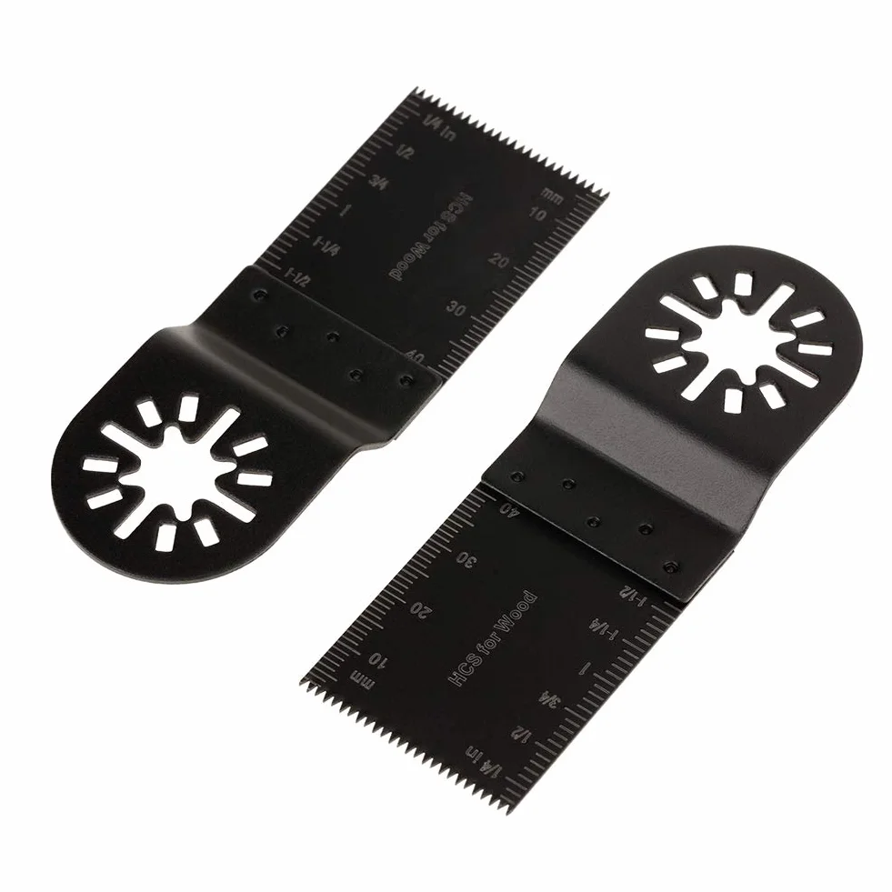 lyrlody Multitool brzeszczot pił, 20 szt. 34 mm uniwersalne piły zestaw oscylacyjny wielofunkcyjny dokładny szybki zestaw narzędzi wielofunkcyjnych z naciętym wzorem zębów do naprawy cięcia czarny