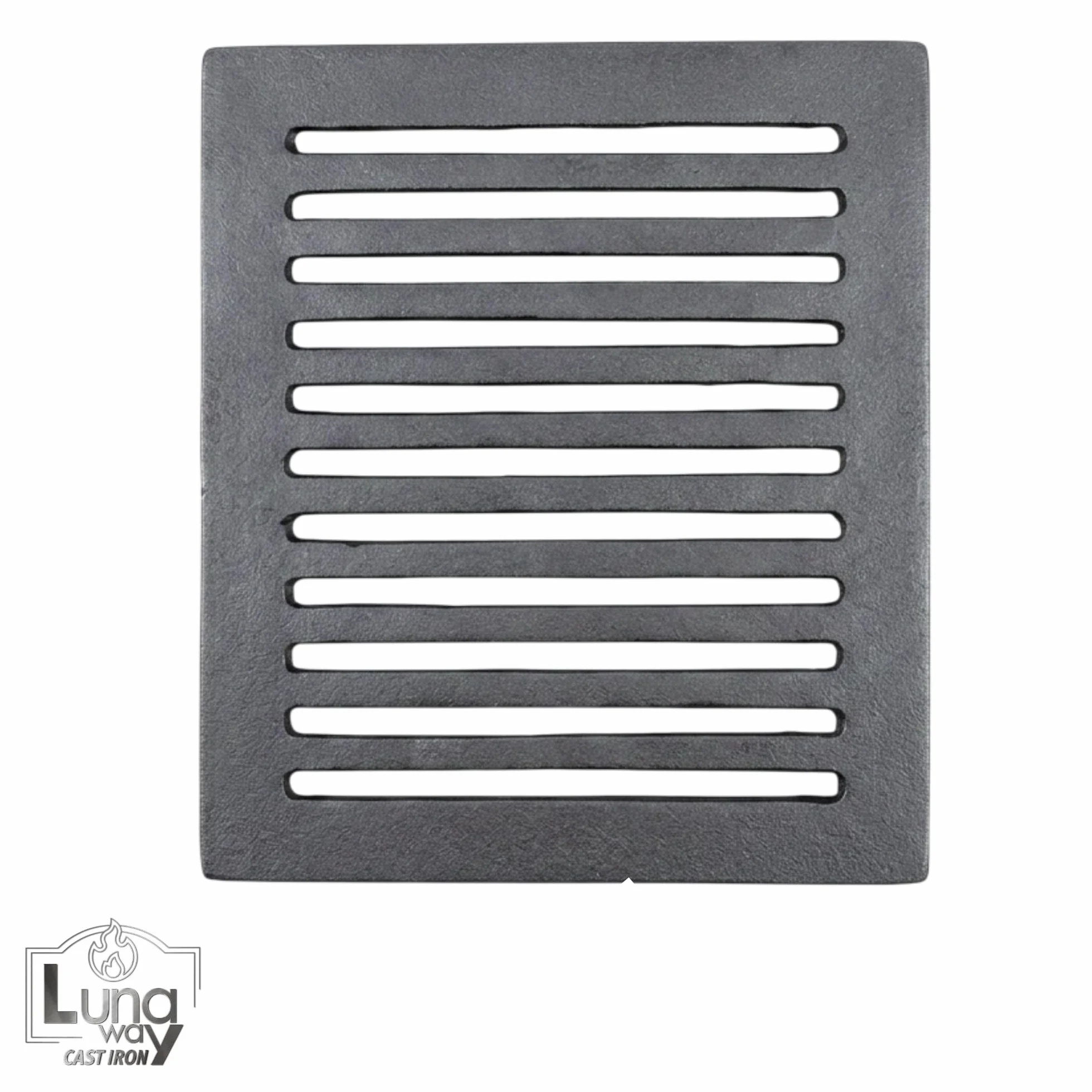Lunaway żeliwny ruszt do zbierania popiołu, wymiary 22,5 x 25,5 cm, grubość 1,2 cm