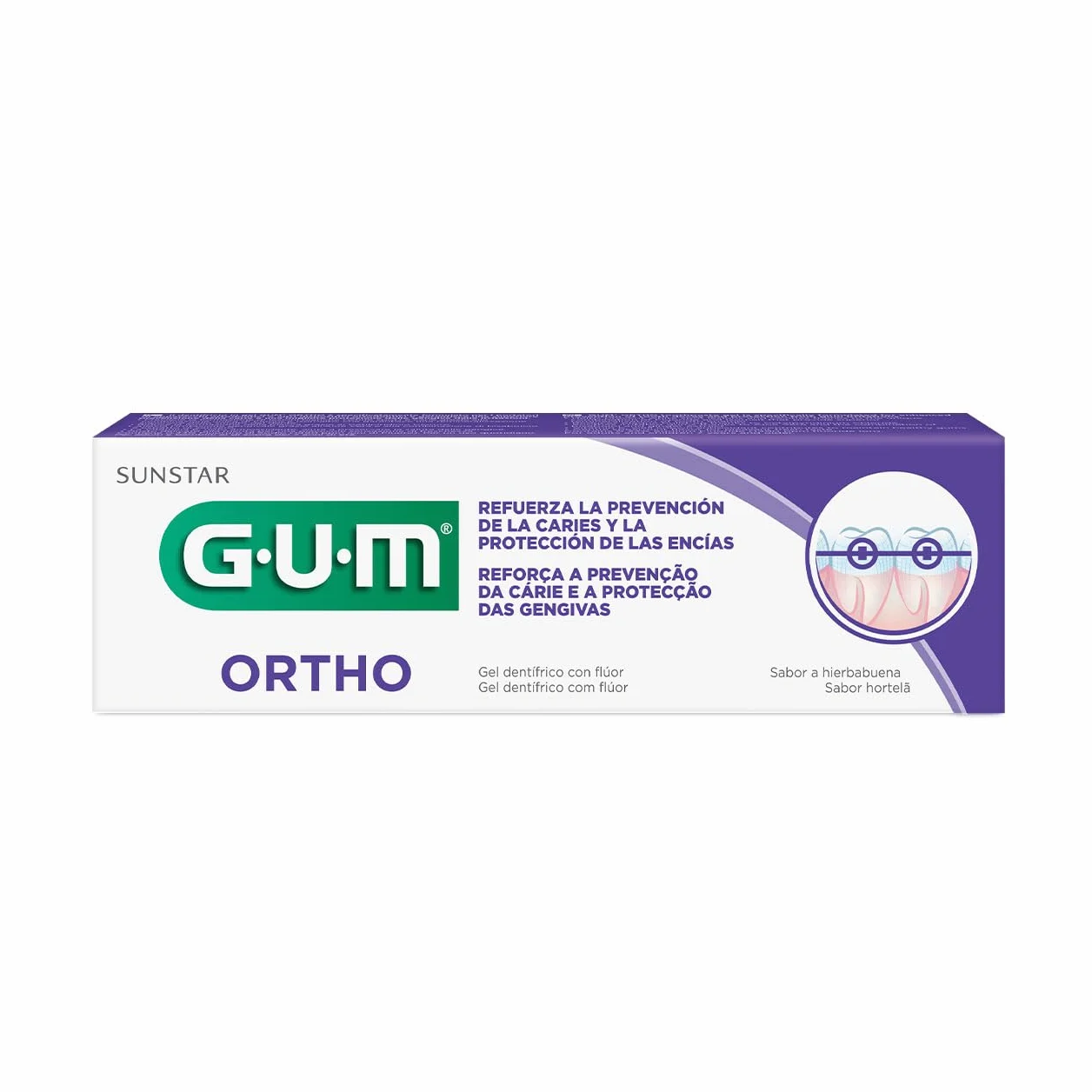 Gum ortho dentyfrico 75 ml