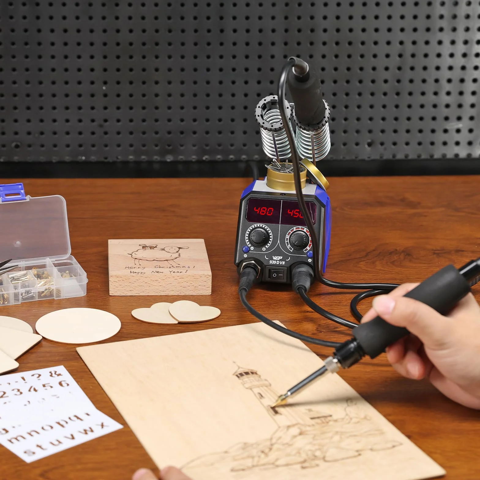 WEP 939D-VII Kit Pirografo (EU Plug)