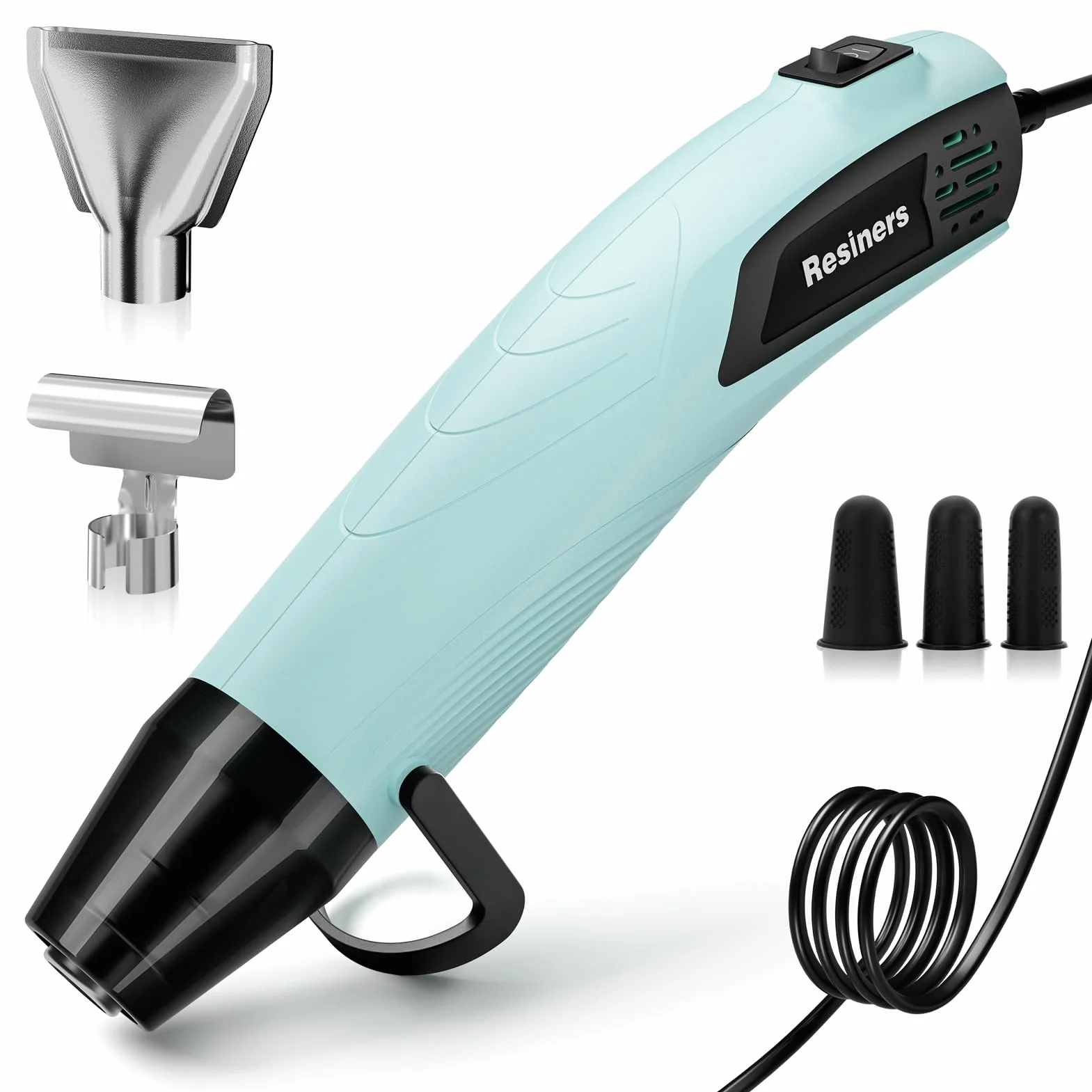 Resiners Mini Opalarka 350 W 350°C Podwójna Temperatura 3 Dysze