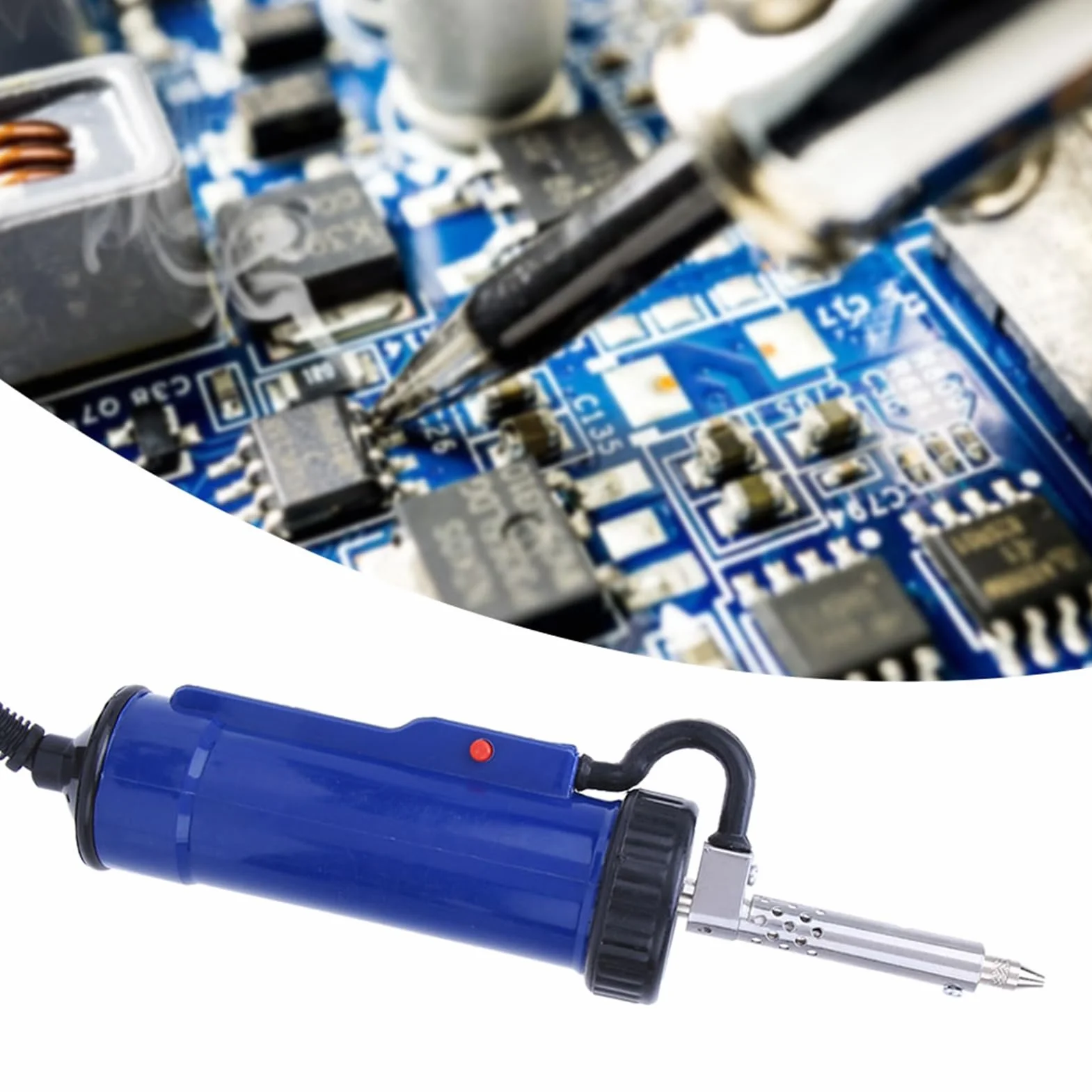 Elektryczna rozlutownica, odkurzacz do lutowania, pompa rozlutowująca 30 W, w pełni automatyczna pompa odsysająca, wtyczka UE 220 V