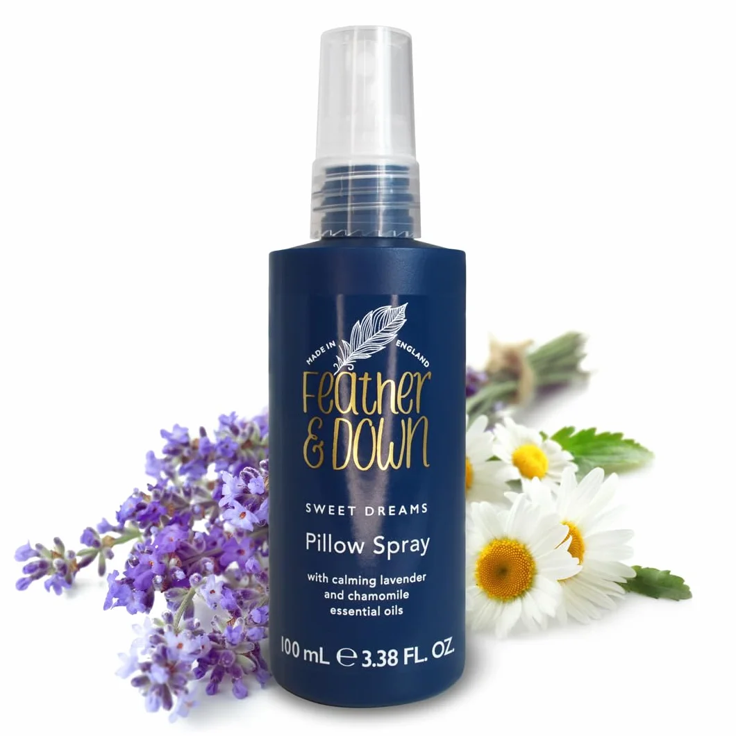 Feather & Down Spray do poduszek Breathe Well (100 ml) – łagodzi i wspomaga oddychanie, z olejkami eterycznymi z eukaliptusa, mięty pieprzowej i drzewa herbacianego. Przyjazny dla wegan i bez