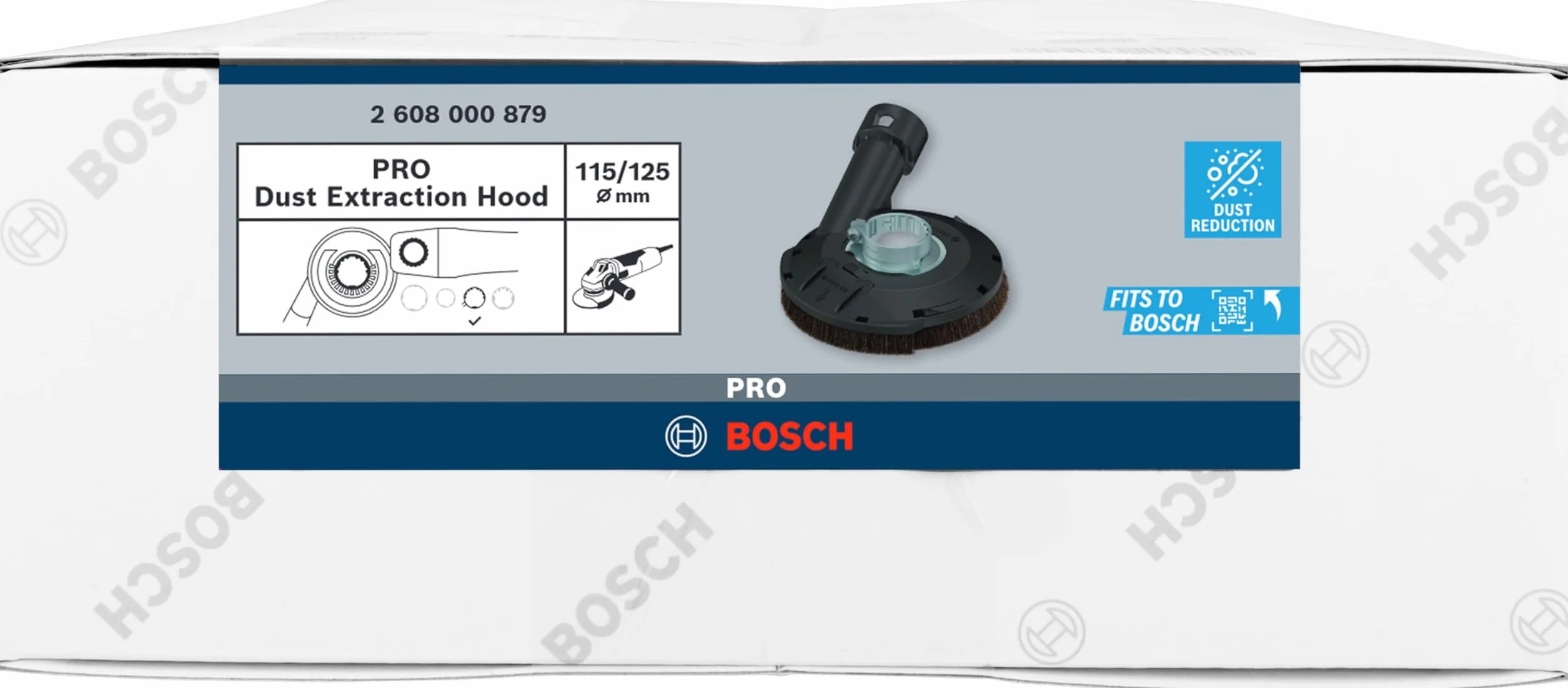 Bosch PRO okap ssący Ø 115 125 mm akcesoria do małej szlifierki kątowej