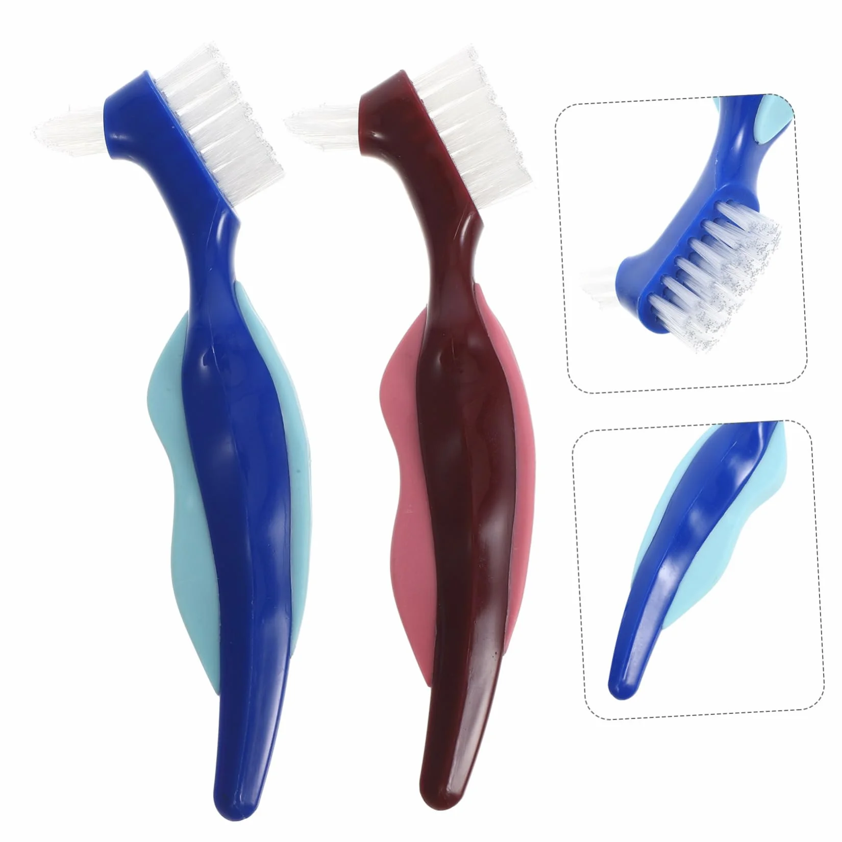 FRCOLOR 4 Sztuki Dwustronnej Szczotki Do Czyszczenia Aparatów Ortodontycznych Szczoteczki Do Zębów Łatwe Czyszczenie