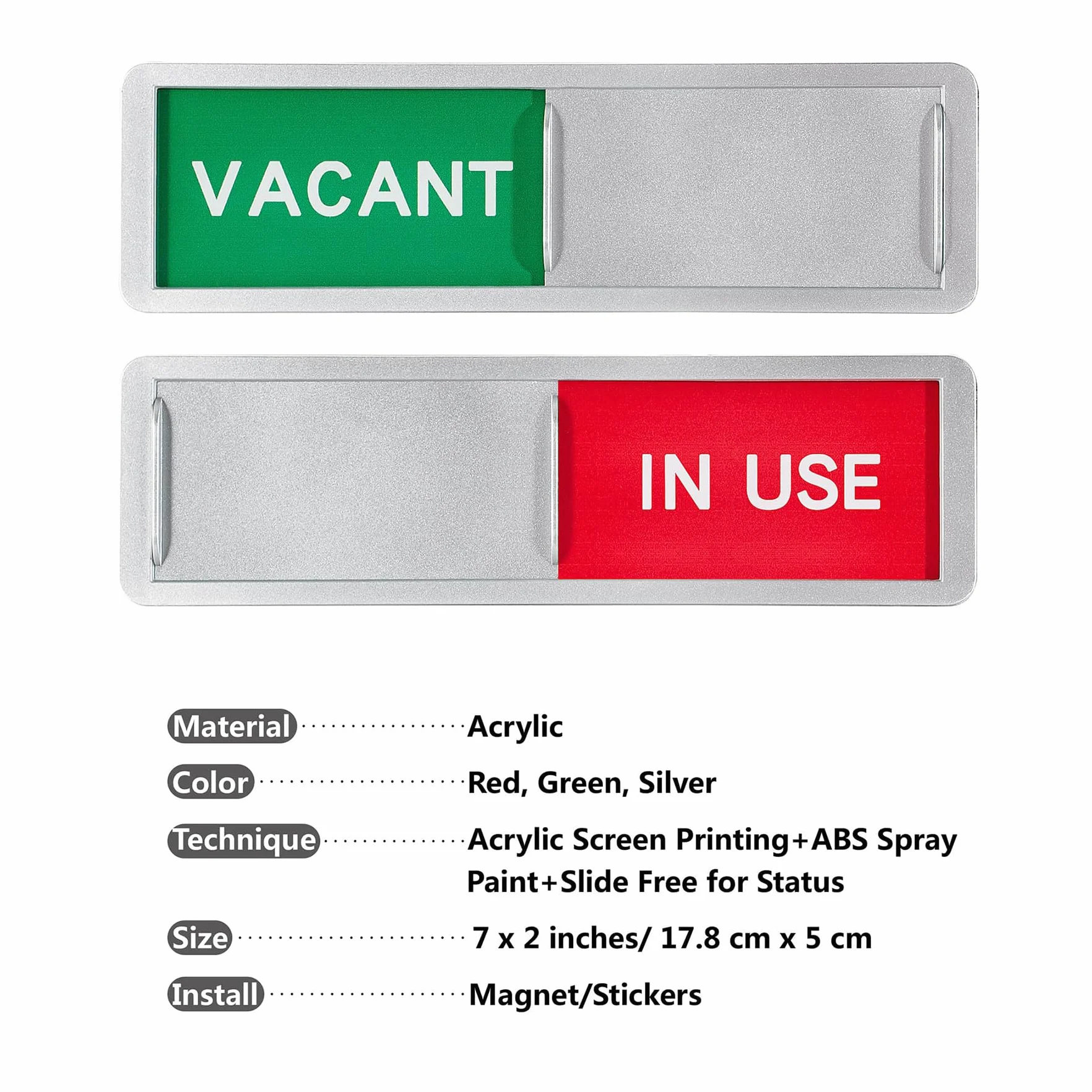 Vacant Occupies Sign