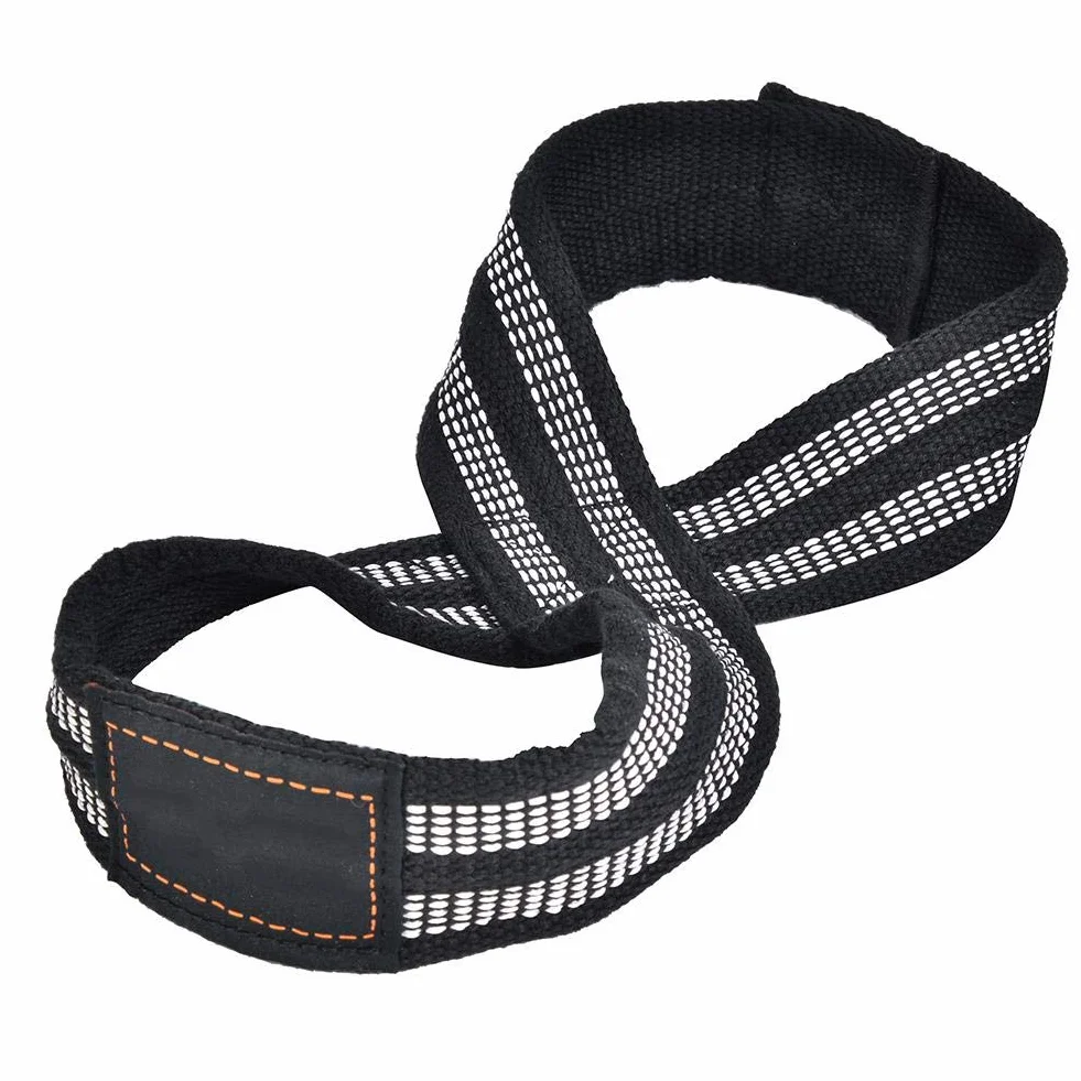 Weight Lifting Wrist Strap, 1 Paar Abbildung 8 Weight Lifting Straps Dead Lift Wrist Strap für Klimmzüge Horizontal Bar Powerlifting Gym Fitness Bodybuilding-Ausrüstung(S.)