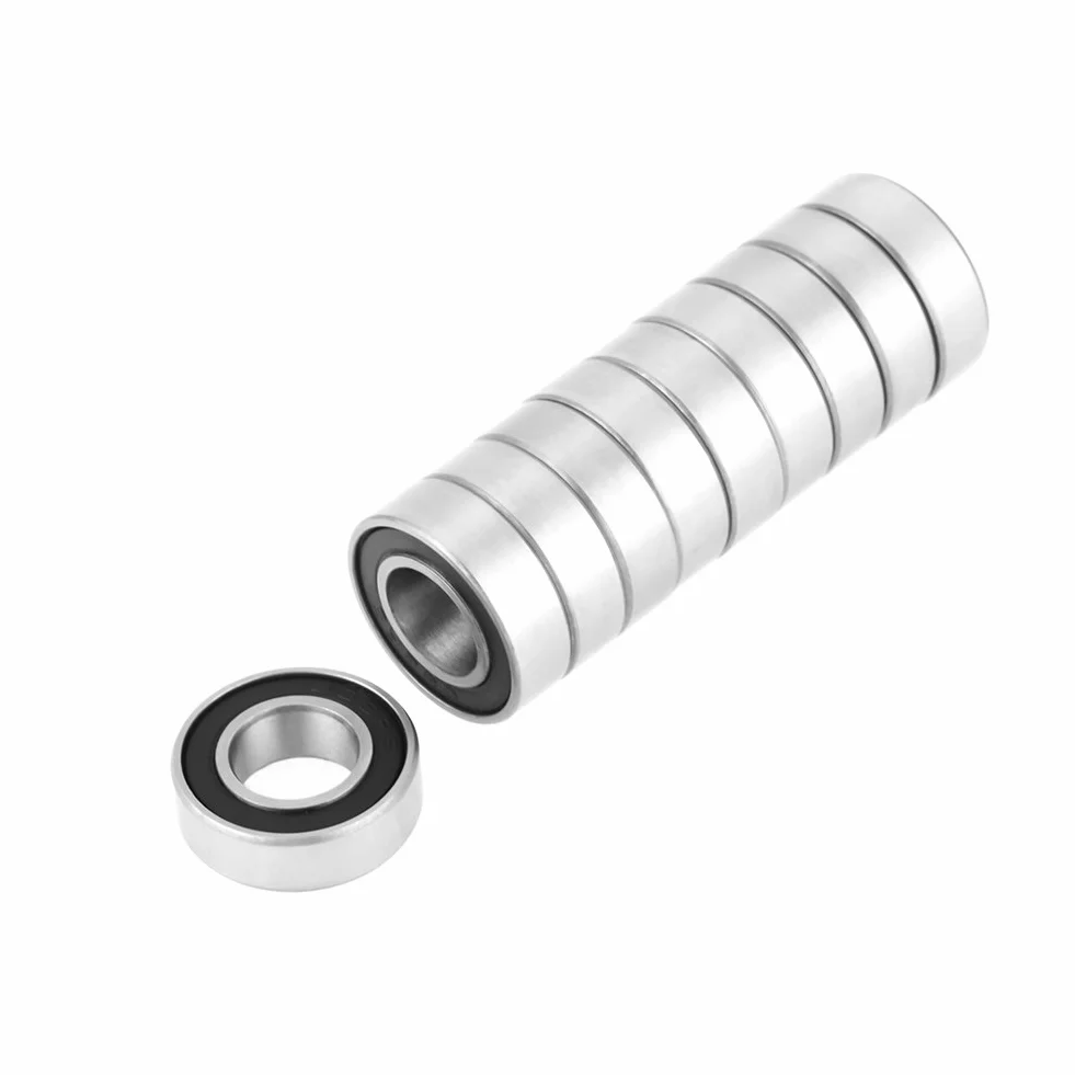Łożyska jednorzędowe, 10 sztuk 688-2RS Gumowe łożyska kulkowe zwykłe dla małych hobbystów 5mm wały/pręty 8x16x5mm