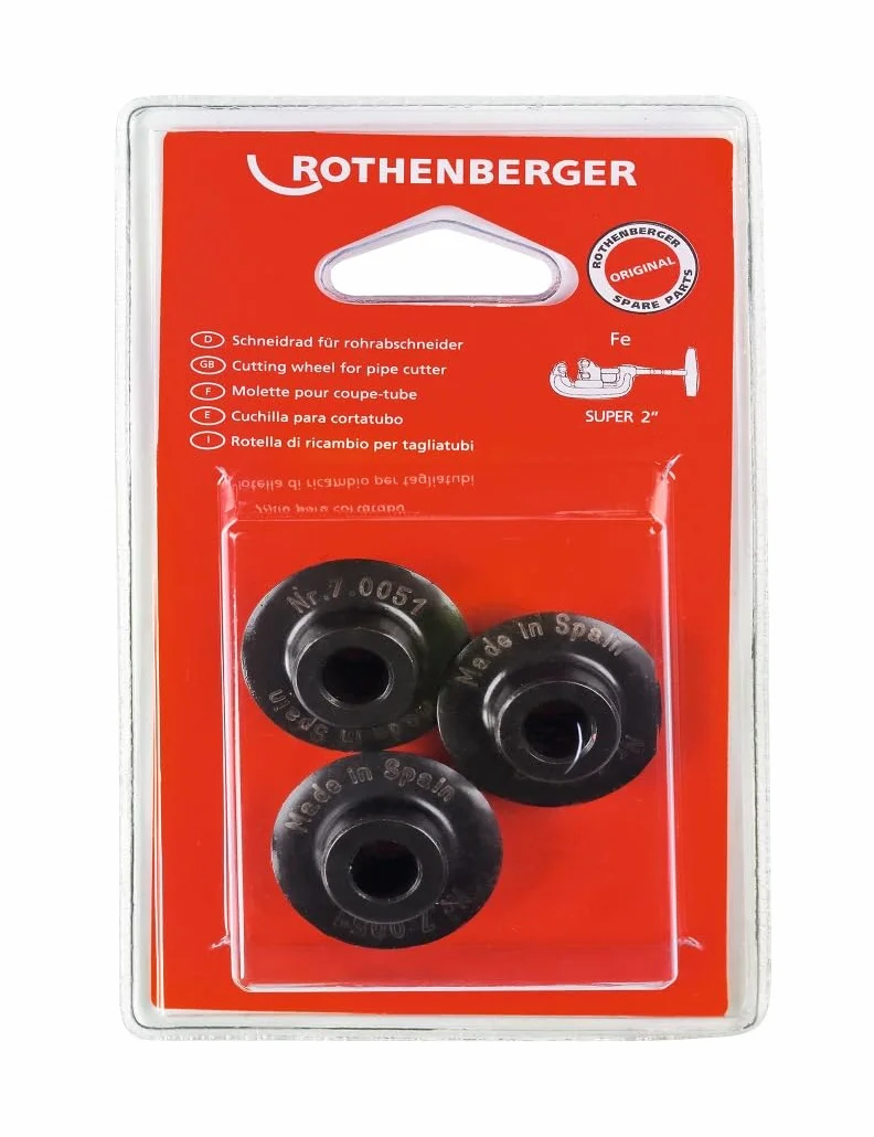 ROTHENBERGER 70051D Kółko tnące do obcinaka SUPER 2", 3 szt.