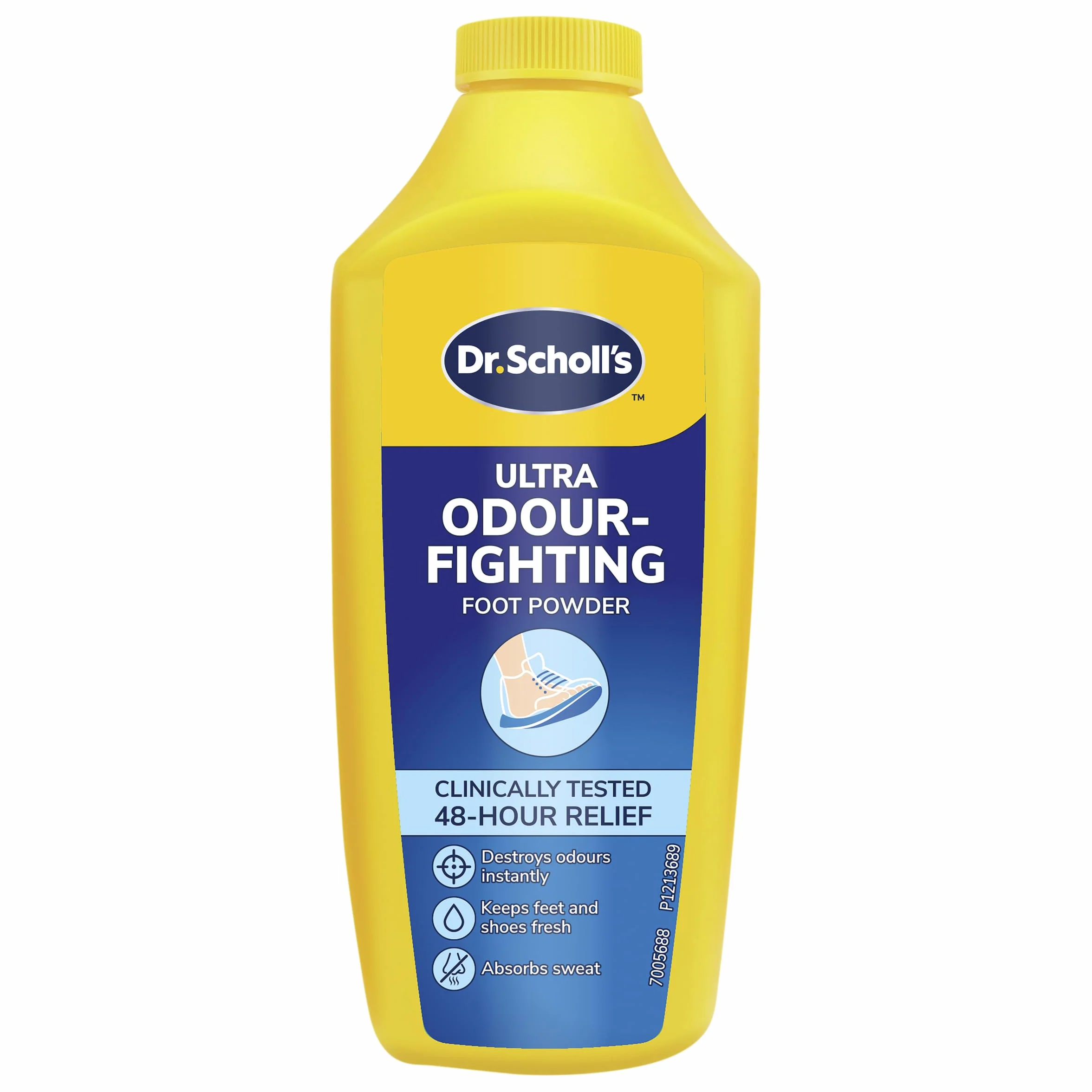 Dr. Scholl's Ultracienki puder do stóp Sweat Max – zwalczający zapachy, kontroluje wilgotność