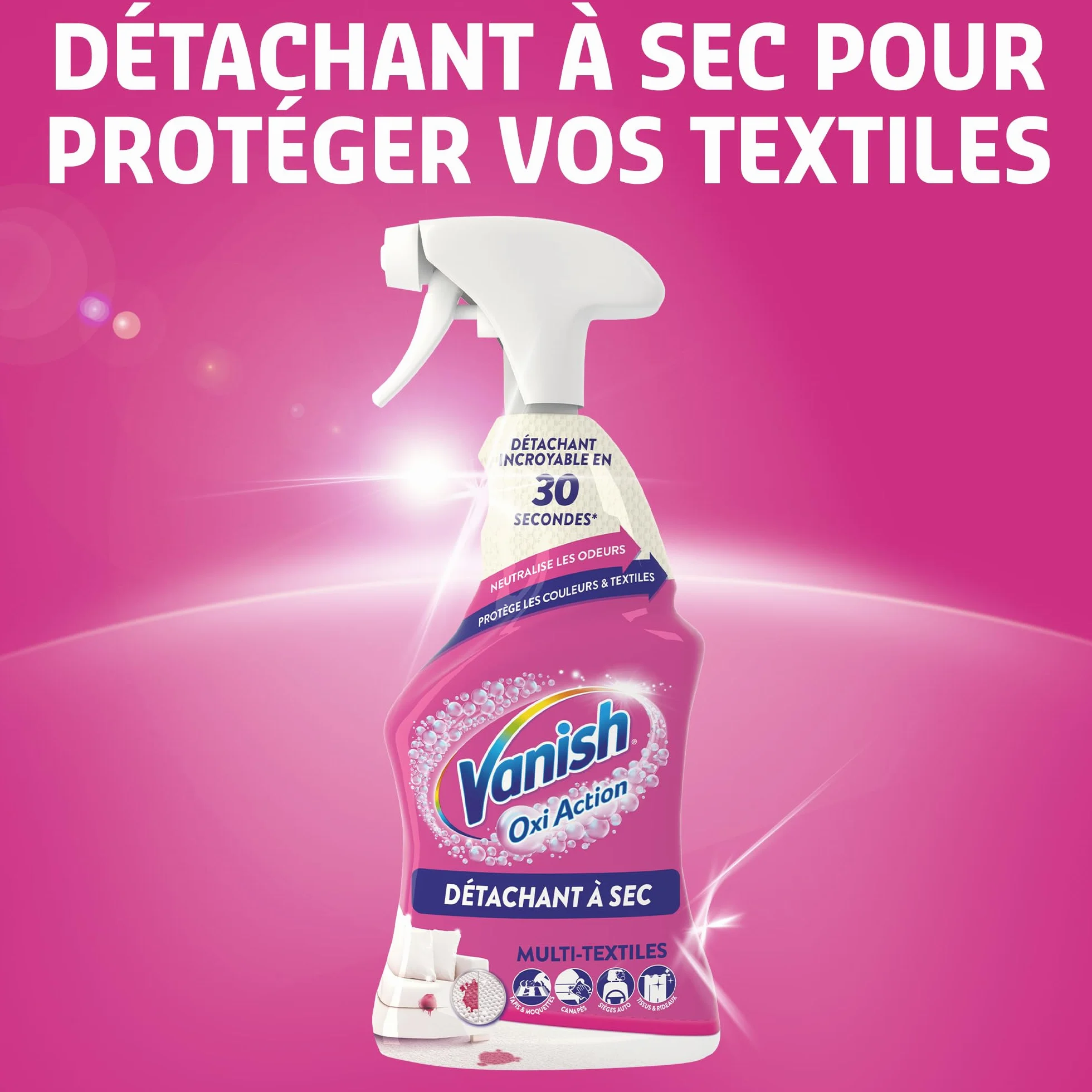 Vanish Vanish oxi action suchy pistolet do usuwania plam, 750 ml, spray 500 ml