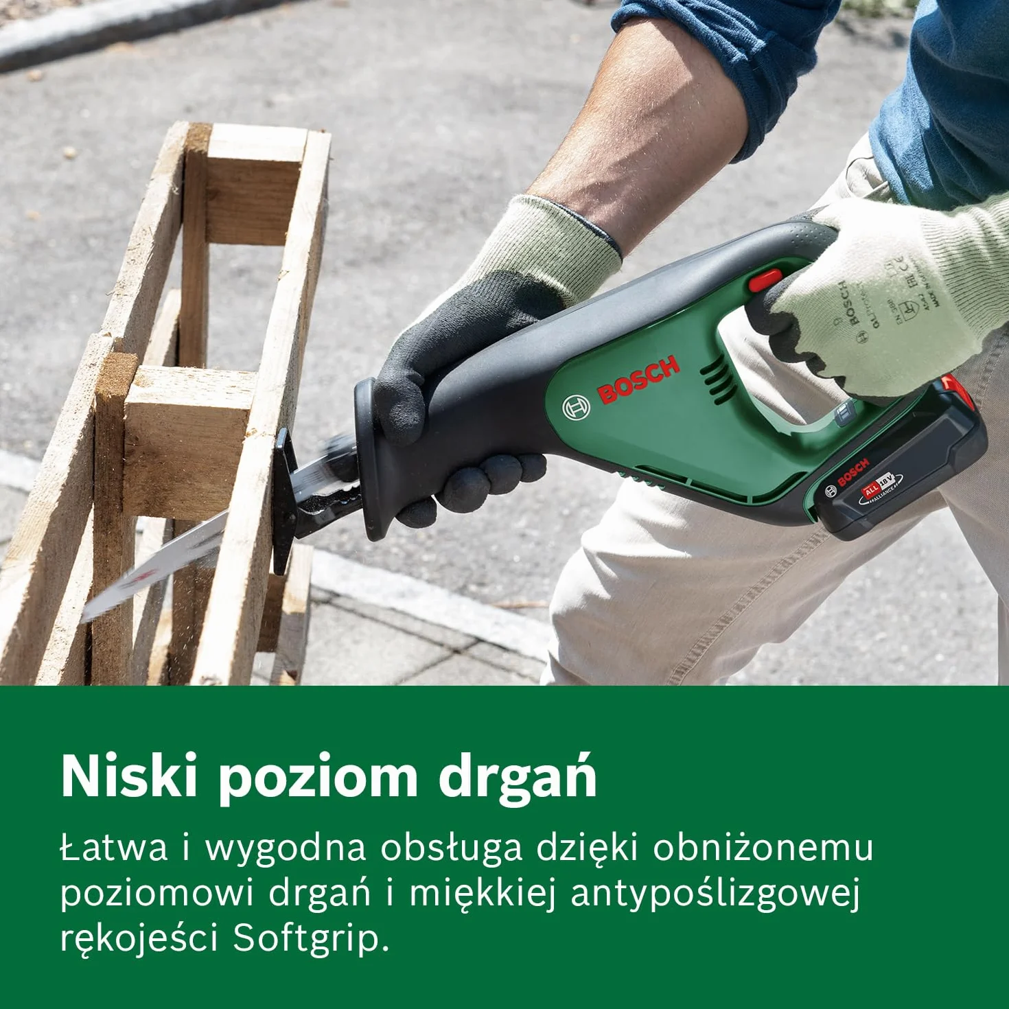 Bosch Home and Garden Akumulatorowa piła szablasta AdvancedRecip 18 (bez akumulatora, system 18V, opakowanie kartonowe)