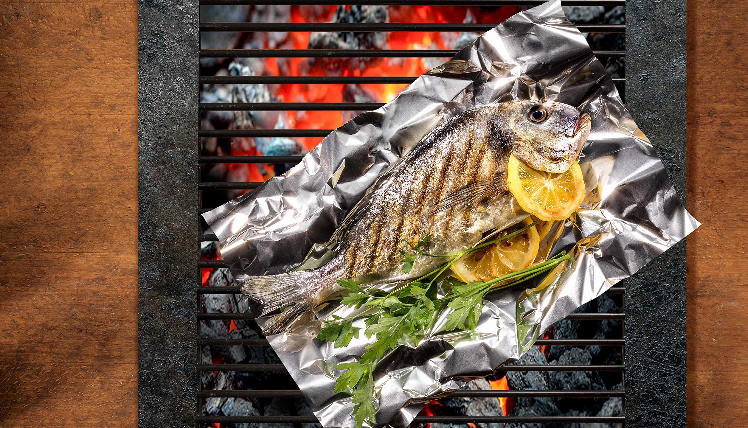 Alustar rolka uzupełniająca do dozownika ze stali nierdzewnej, gastronomia 45 cm x 70 m, ekstra mocna folia aluminiowa, 1 sztuka