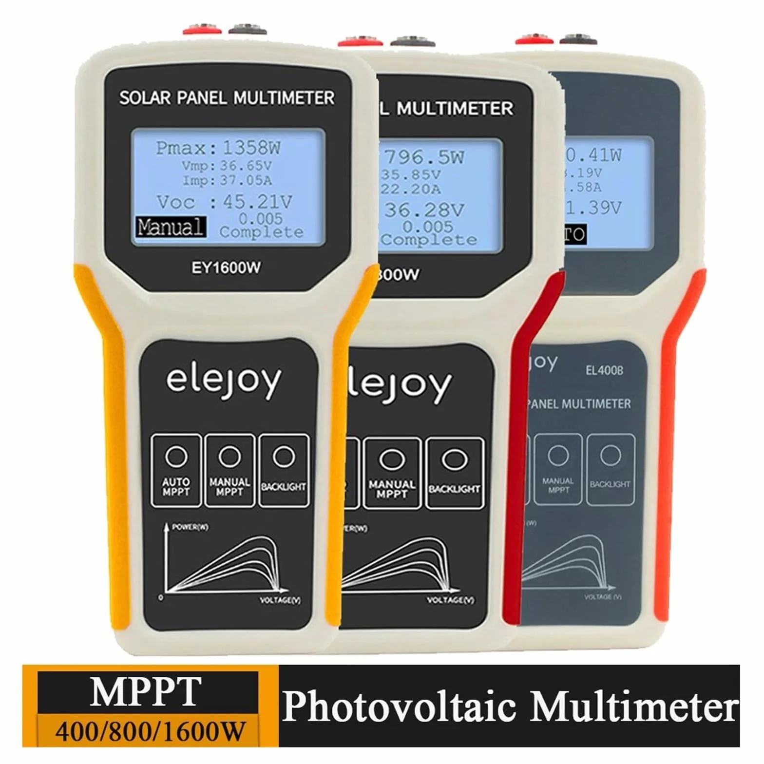 EY1800W/EY1600W/EY800W/EL400B Tester Paneli Słonecznych Panel Fotowoltomierz Auto/Manualny Miernik MPPT Woltomierz Profesjonalne narzędzie dla elektryków(2000w)