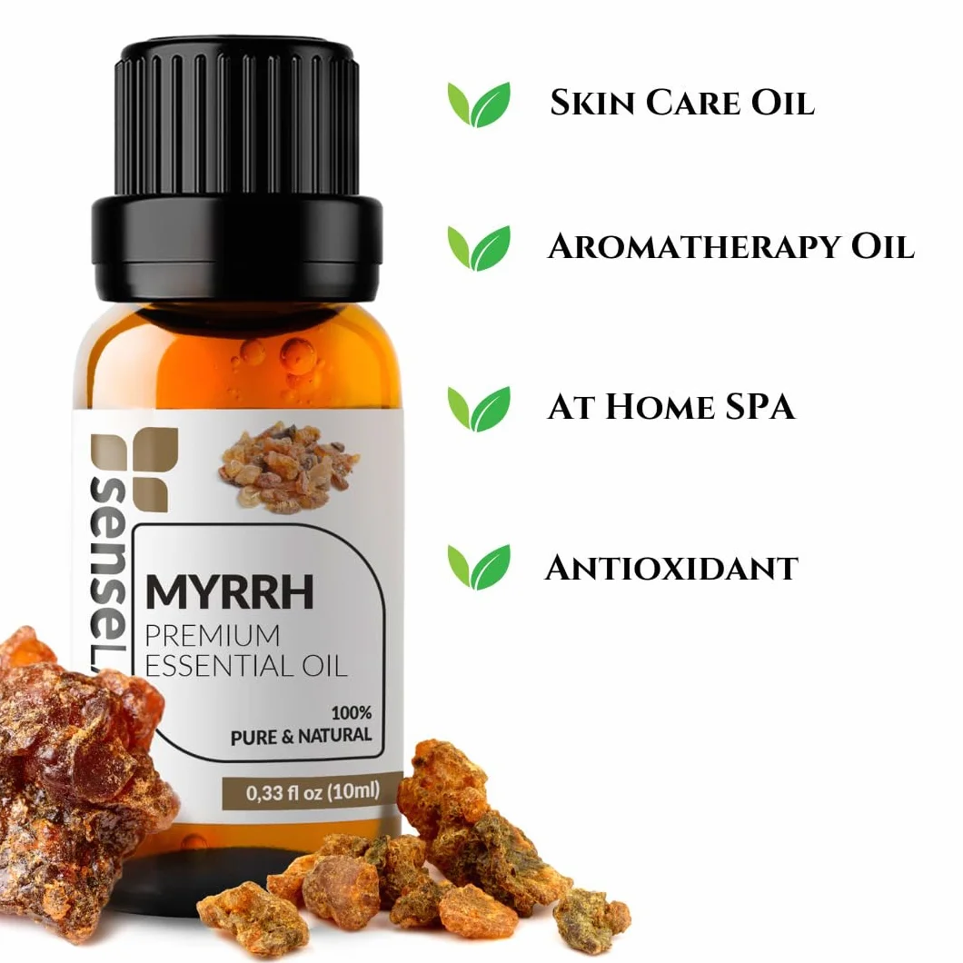 SenseLAB Olejek eteryczny z mirry 100% czysty naturalny terapeutyczny 10 ml