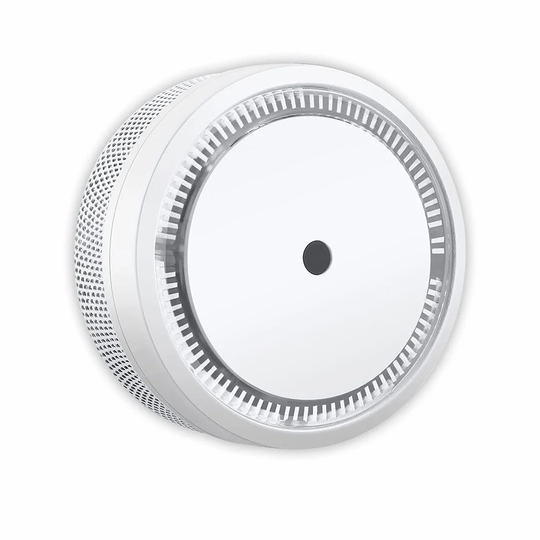 ELRO FS8010 Mini czujnik dymu, kompaktowy design, z baterią 10-letnią EN 14604, biały