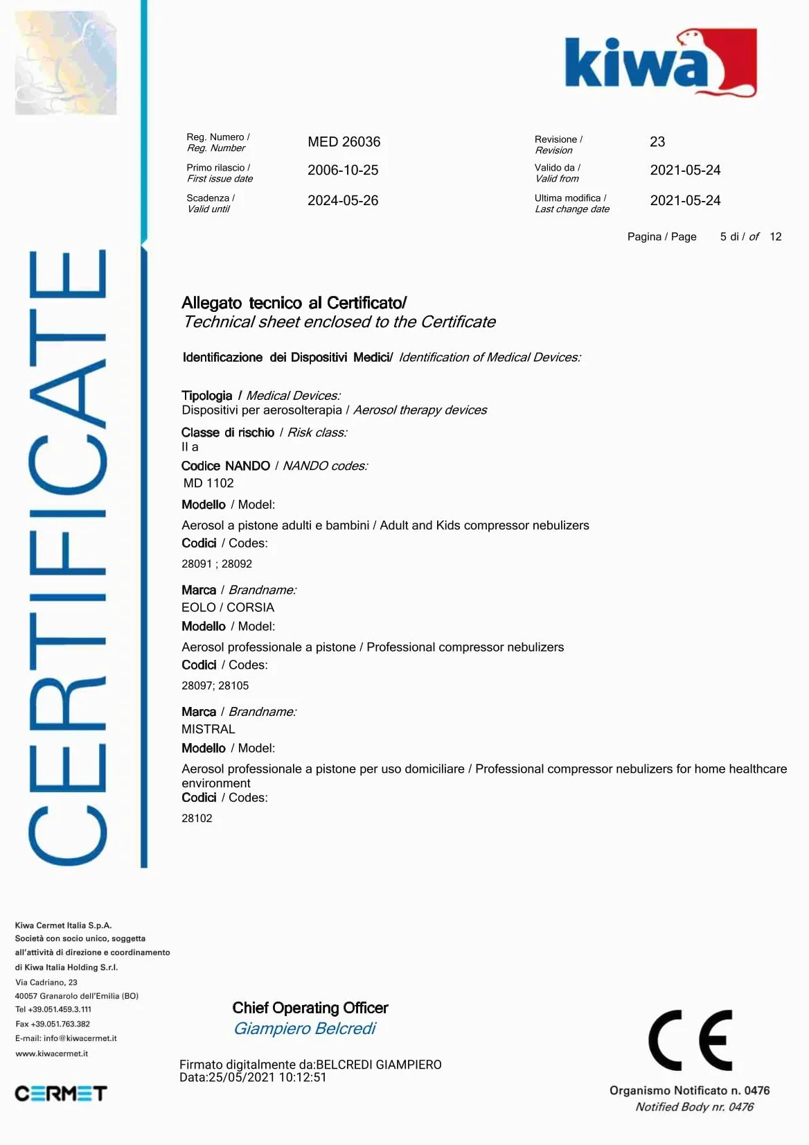 GiMa pulsoximetr OXY-4, niebieski