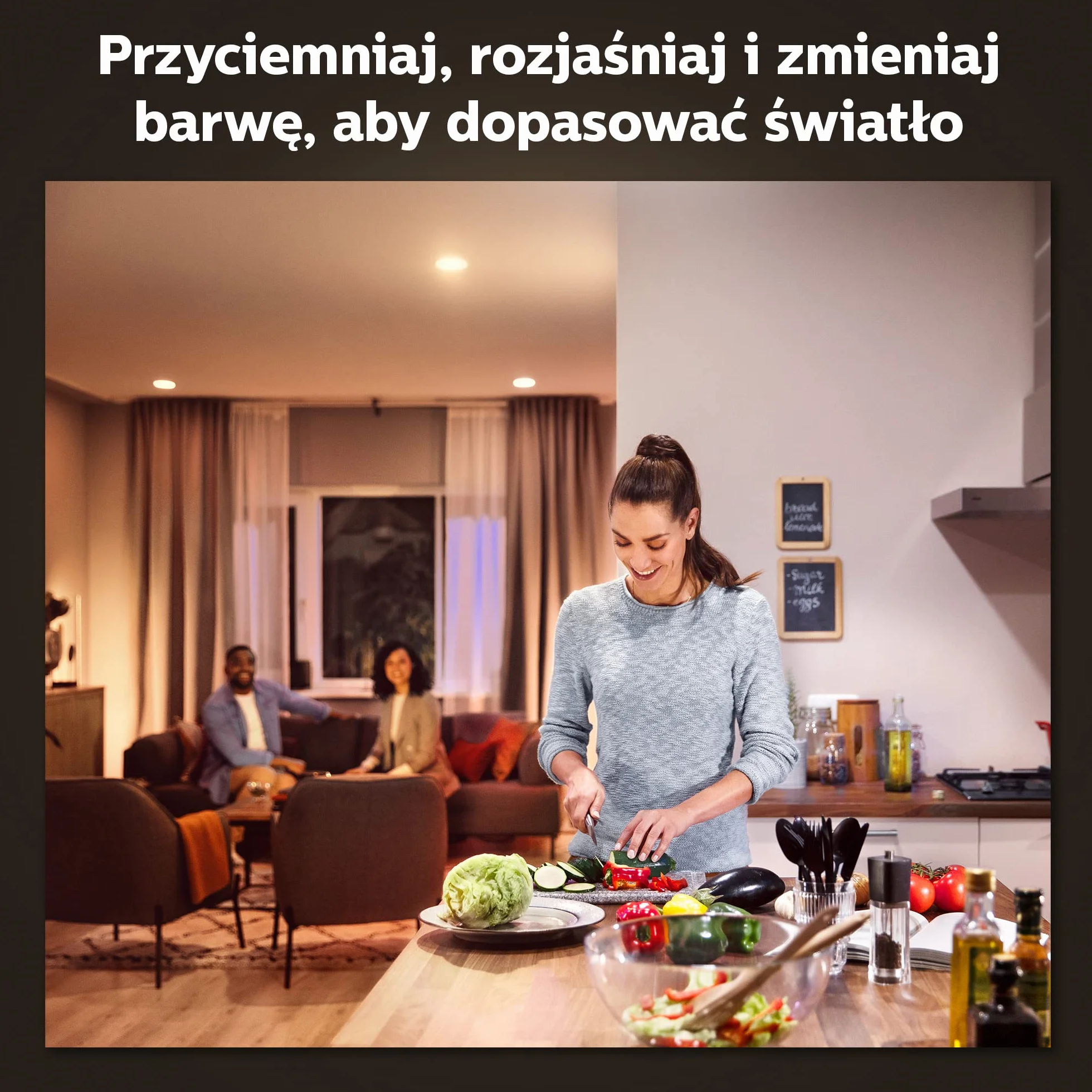 Philips Hue White Ambiance Żarówka E27 1100lm 8W 75W Inteligentne Oświetlenie