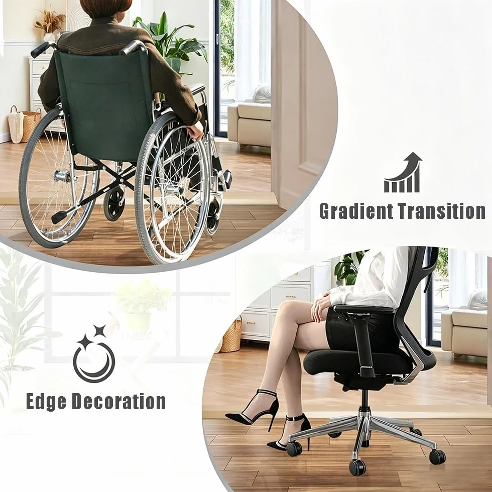 Aluminiowa listwa przejściowa podłogowa metalowy próg drzwi do wykładziny podłogowej listwa przejściowa do płytek rampowych w drzwiach laminat(Pearl White,100cm(40in))