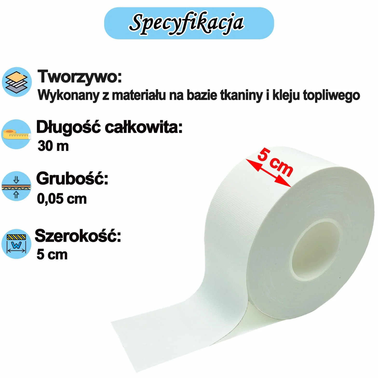 Taśma uszczelniająca do okien Kaihen, biała, wodoodporna, do klimatyzacji, okien i drzwi, chroni przed zimnym powietrzem, kurzem i deszczem, 2cale/5cm x 99stóp/30m, bez pozostałości