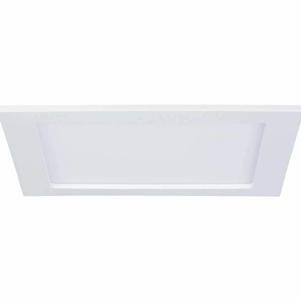 Paulmann 92066 Panel LED do wbud.czworok. opr.sufit. 18W światło 4000K neutr.białe panel LED biały IP44 chron. przed bryzgami wody w kompl. źr.światła