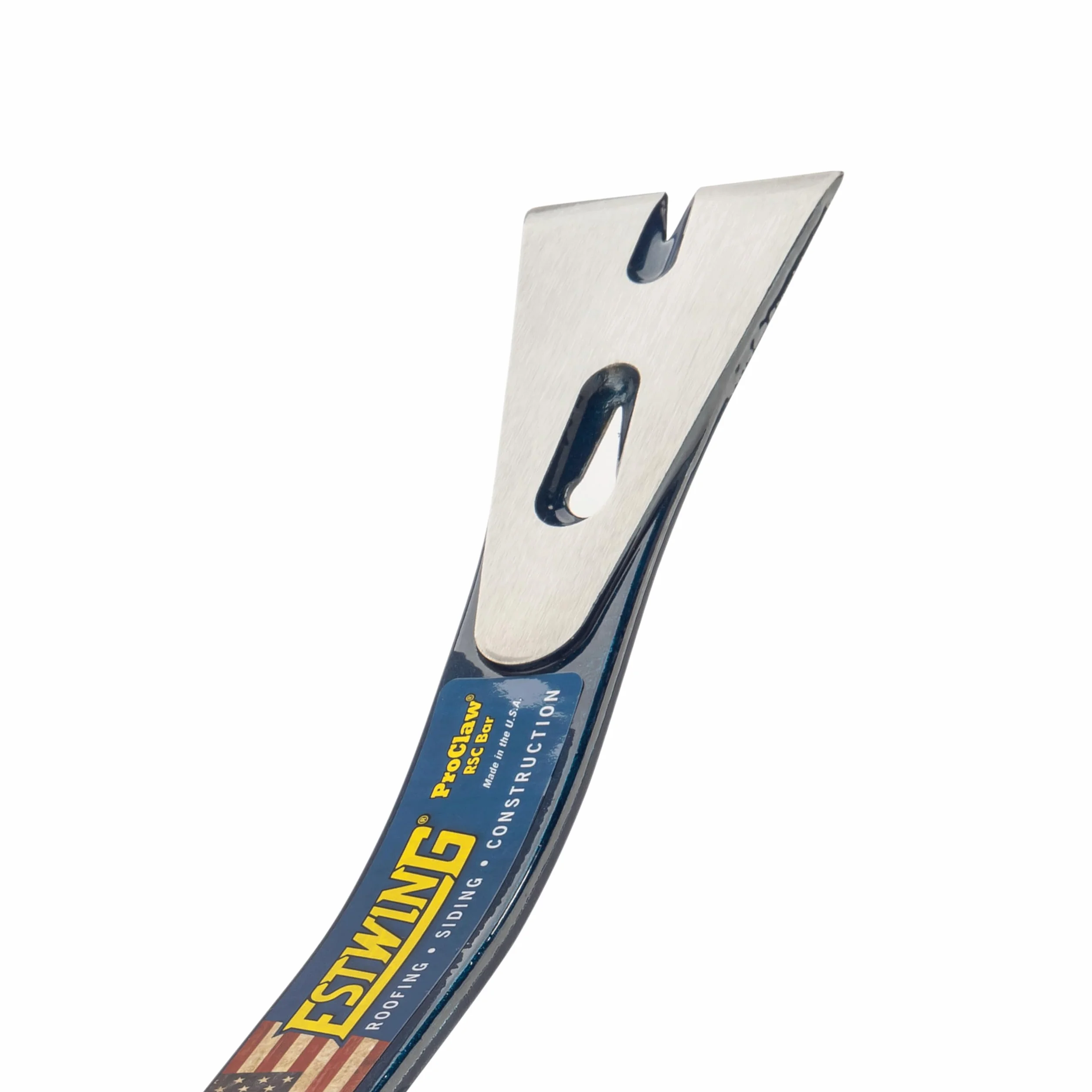 Estwing Pro-Claw Pry Bar - 40,6 cm 3 w 1 Dach/Siding/Narzędzie budowlane z wyciągaczem do paznokci i ostrzem do podważania - RSC