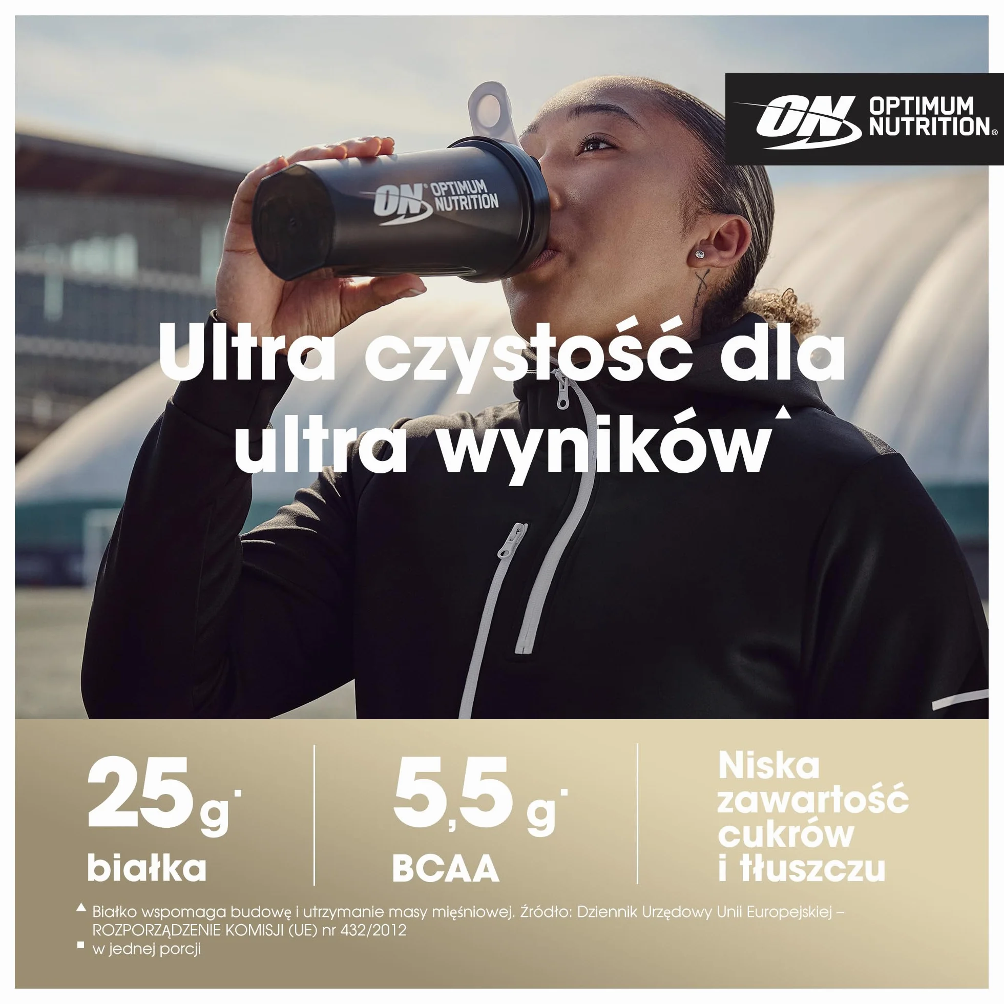 Optimum Nutrition Gold Standard 100% Isolate Izolat Białka Serwatkowego BCAA Glutamina Truskawka 31 Porcji 930 g