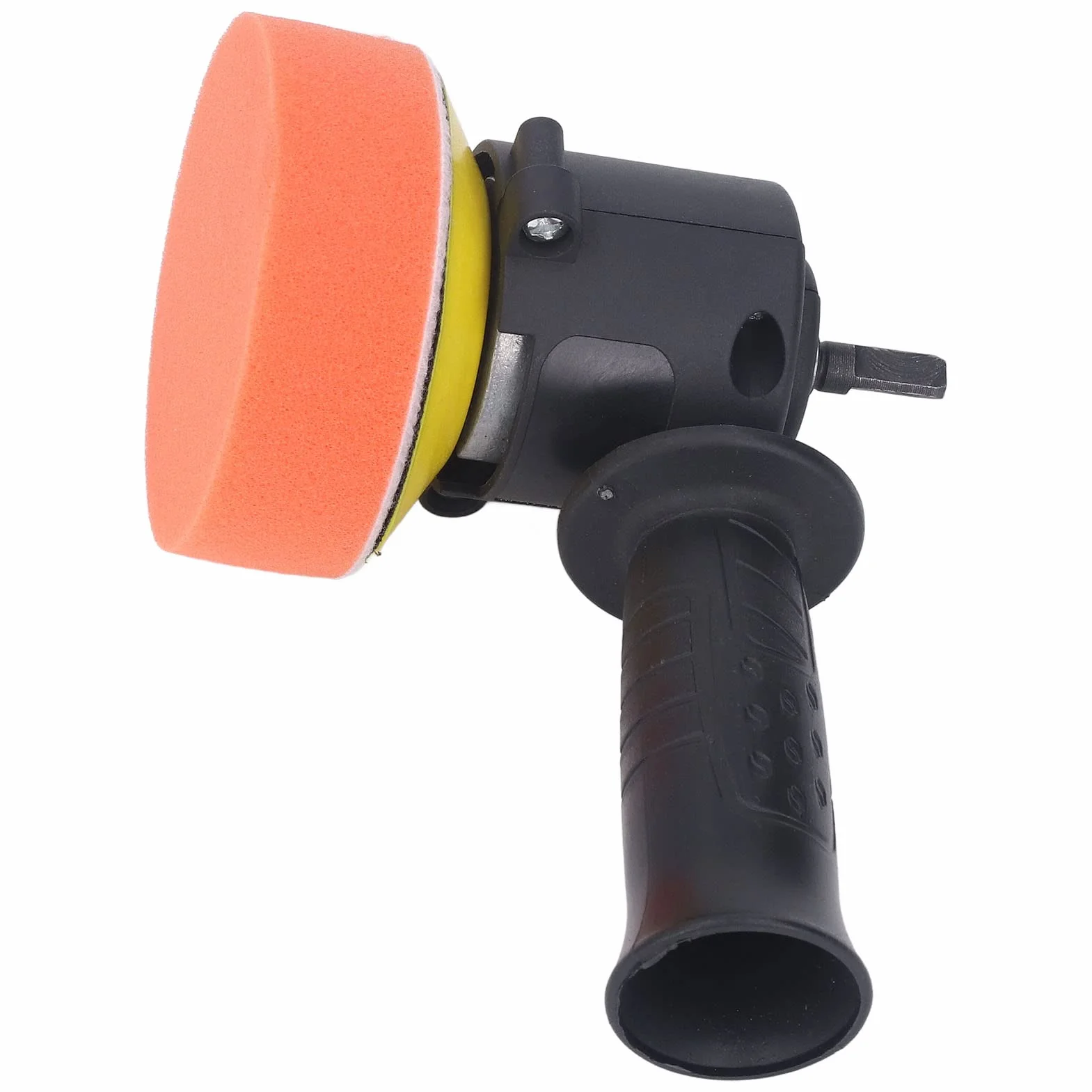 CHICIRIS Adapter Wiertarki do Polerki, Mimośrodowy Zestaw Narzędzi do Polerowania i Woskowania Konserwacji Samochodu, z Uchwytem Bocznym, płaską tarczą gąbkową i tarczą wełnianą