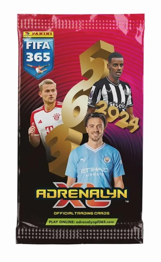Panini FIFA 365 Adrenalyn XL kolekcja 2024 - pudełko z 24 opakowaniami, wielokolorowe