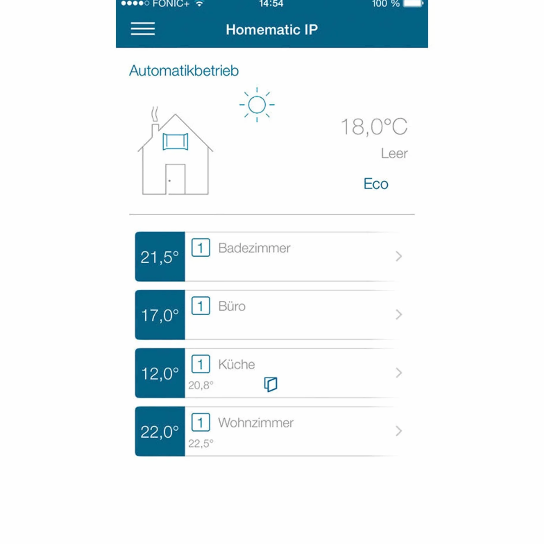 Homematic IP Smart Home 140280A0 Termostat Do Grzejnika, Biały