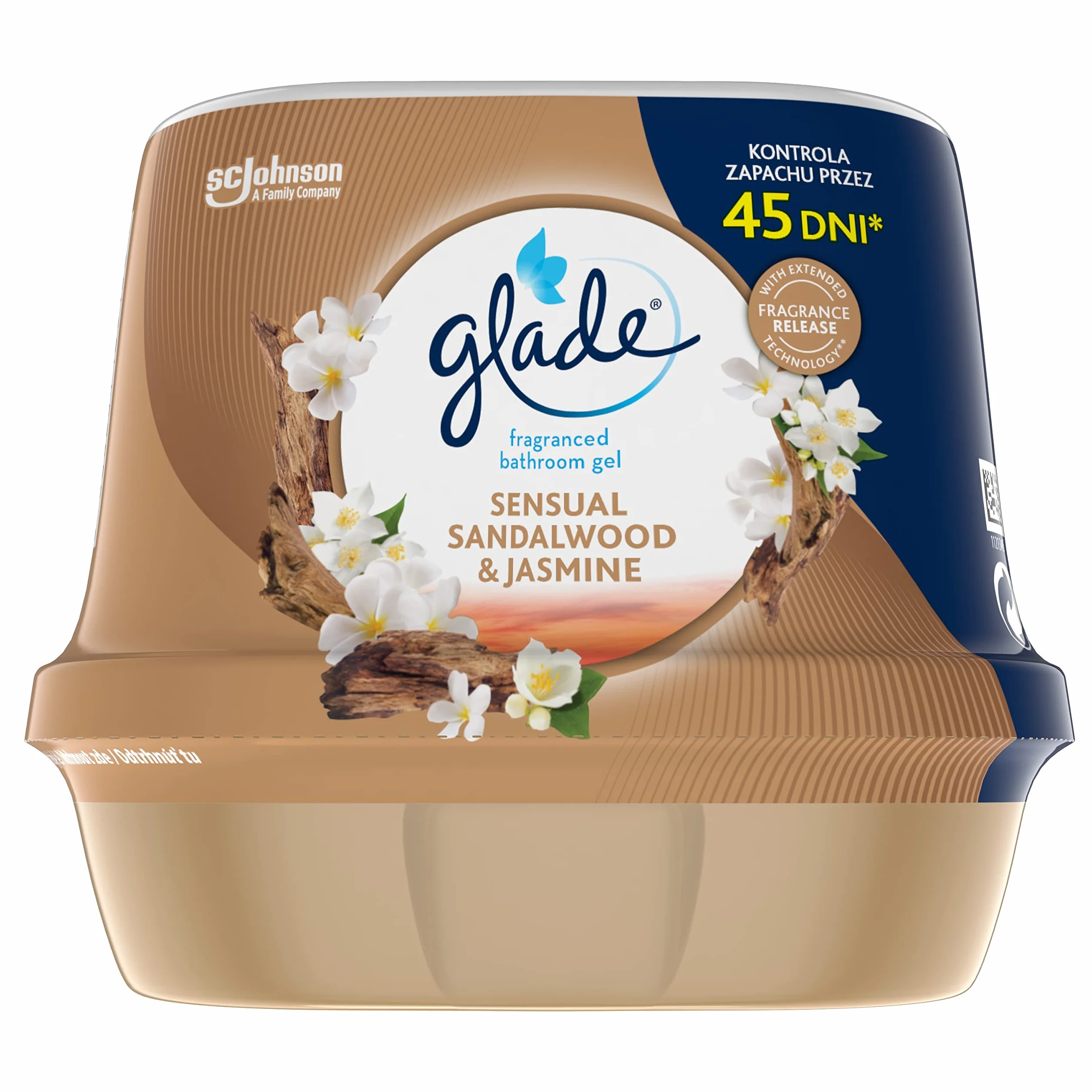 Glade® Zapachowy żel do łazienki - Sensual Sandalwood & Jasmine