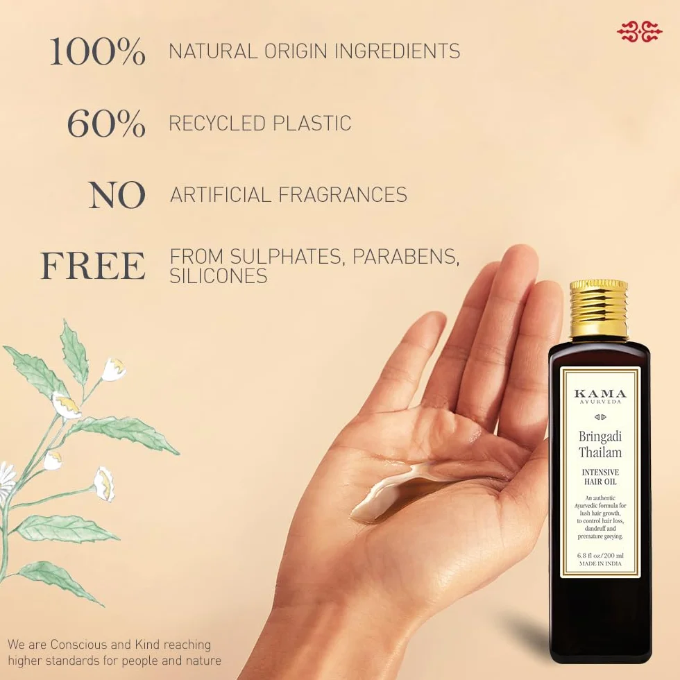 Kama Ayurveda Intensywna leczenie włosów Bringadi 100 ml