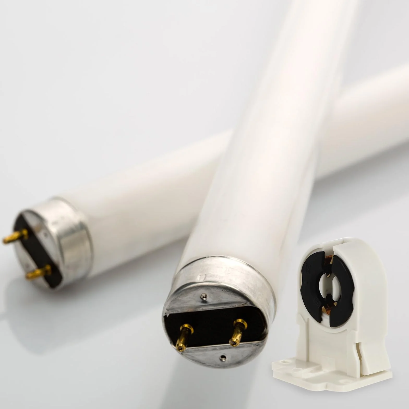 SOLUSTRE Zestaw 20 szt. uchwytów na światło trwałe odporne na ciepło uchwyt lampy T8/ jarzeniówka podstawa do wymiany świetlówki