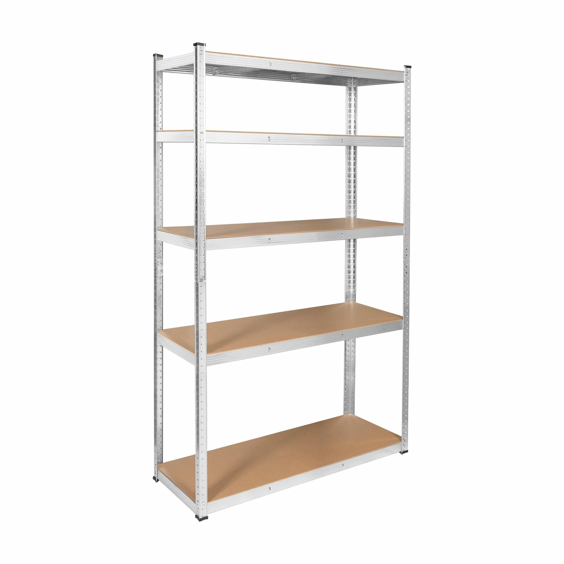 Rebel Electro Regał Metalowy Magazynowy 205x120x45 Srebrny RB-1252