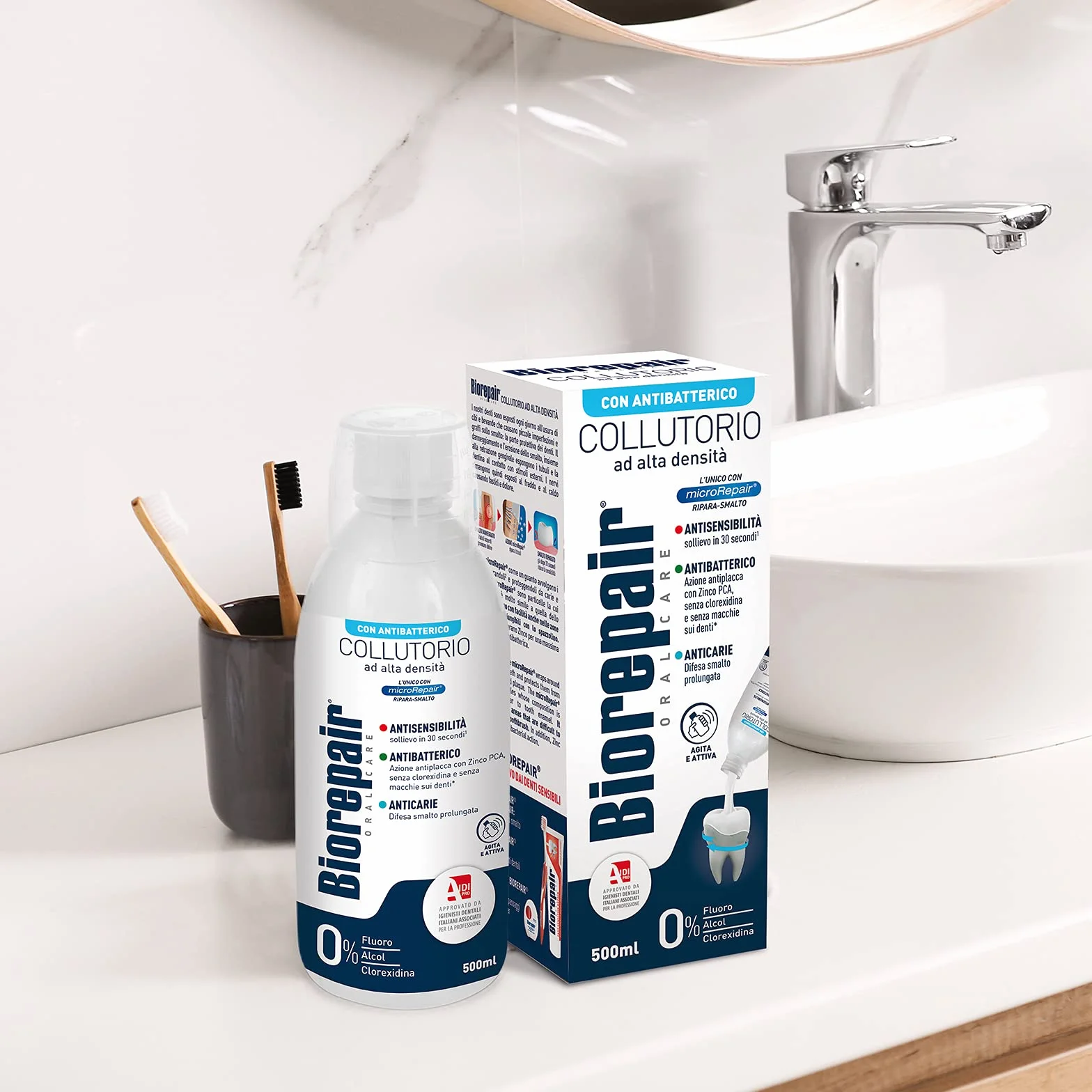 Biorepair Collutorio Płyn do Płukania Ust, 500 ml
