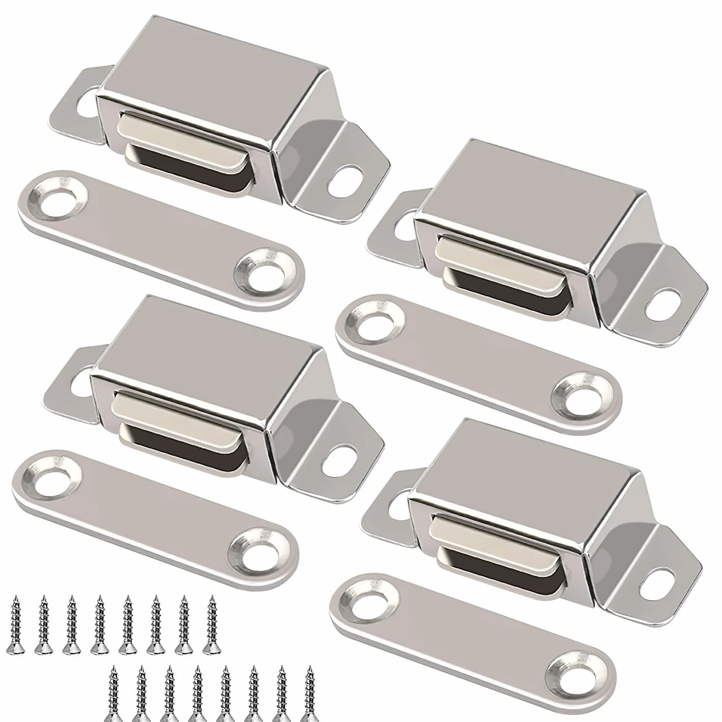 Zatrzask magnetyczny z gwoździami, magnesy do drzwi szafy, magnetyczne zamknięcie na drzwi szafy, magnes do drzwi szafy, magnesy do drzwi szafy, mocne magnesy na drzwi drzwi drzwi balkonowe, magnes