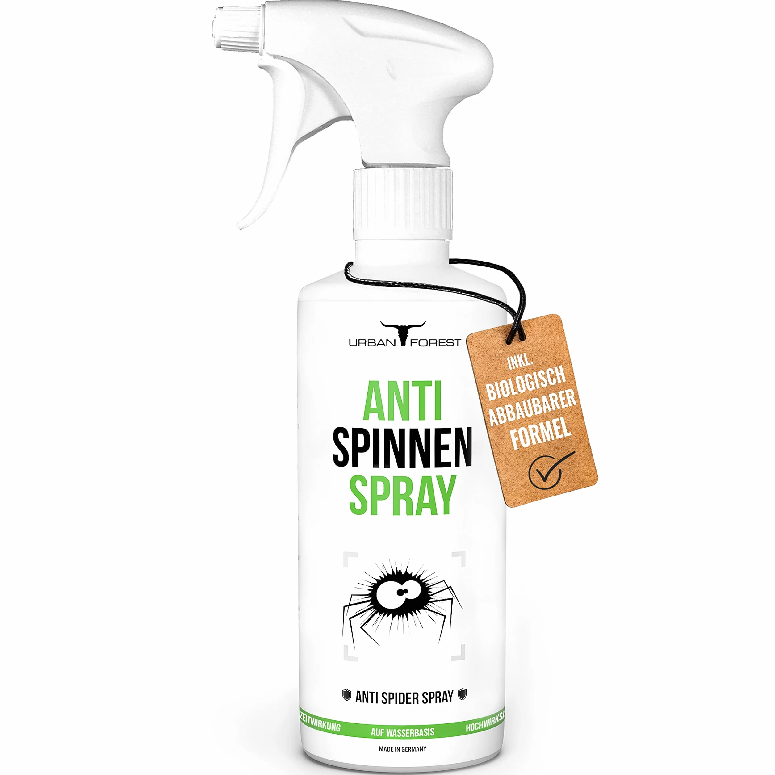Urban Forest spray do zwalczania pająków i szkodników, do użytku wewnątrz i na zewnątrz, profesjonalny spray przeciw pająkom