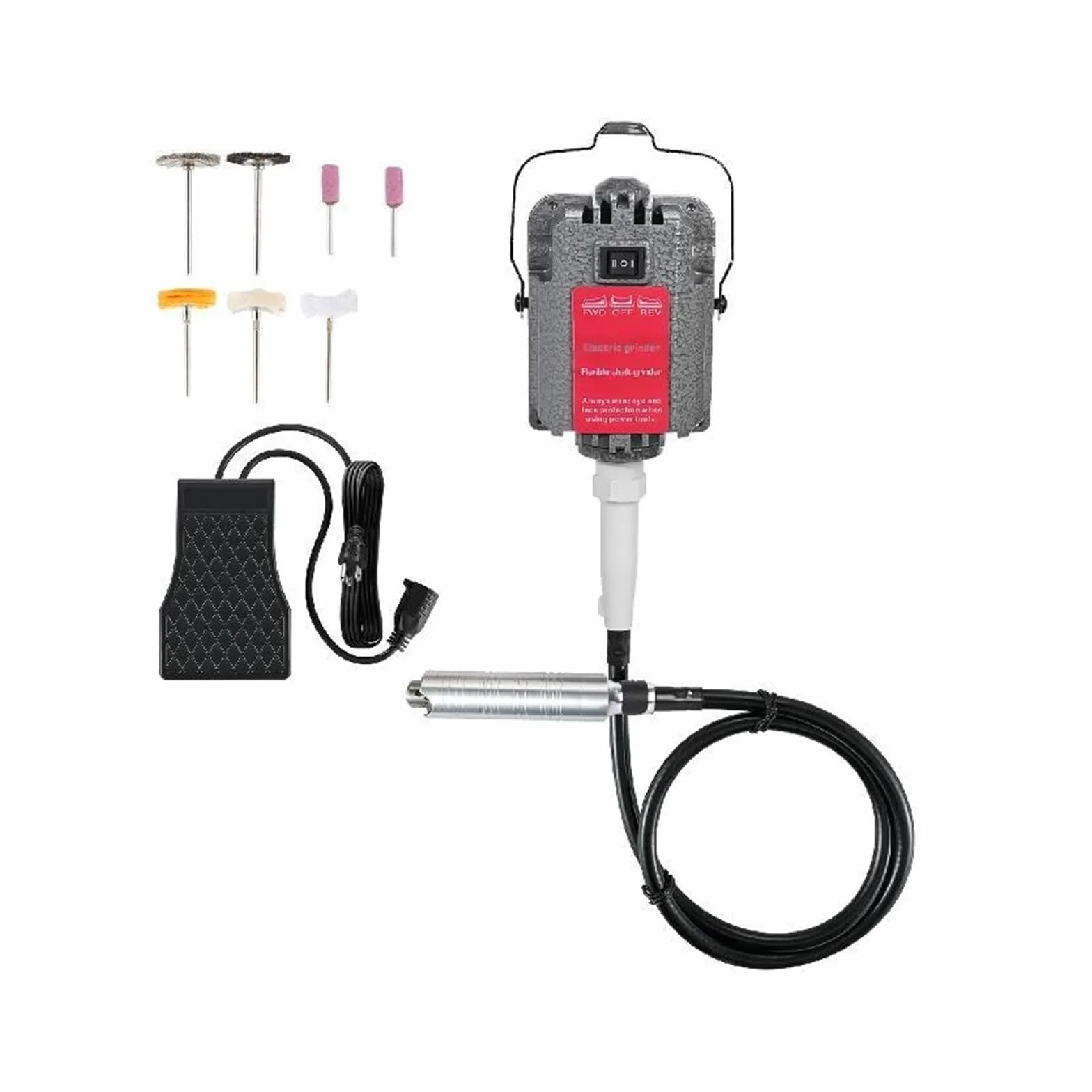 230W Mini SR elastyczny wałek młyna W/pedał 4mm uchwyt wiertarski wiszący szlifierka do biżuterii obrotowe narzędzie rzeźbienia w kamieniu Stabilna Paca